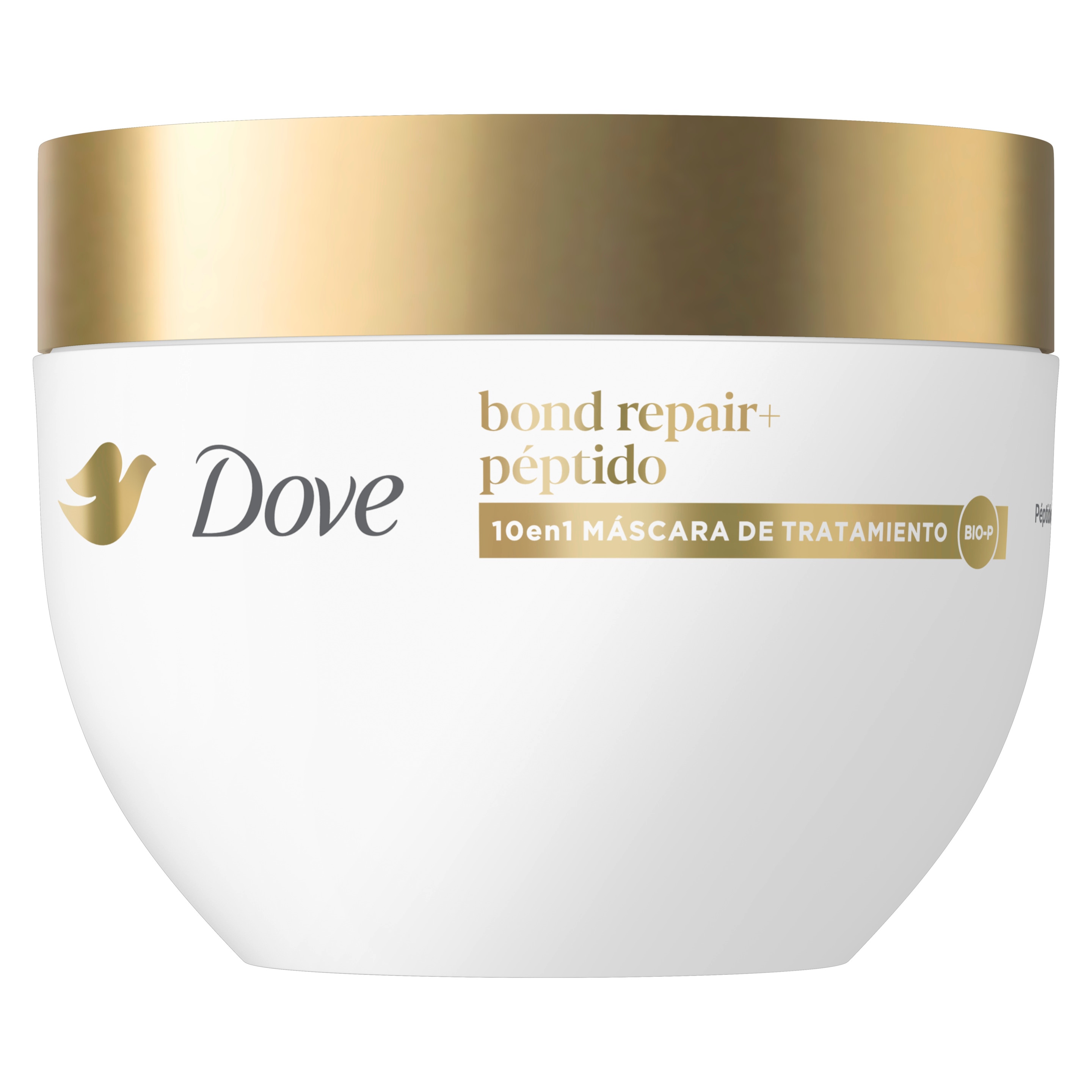 Máscara Dove bond intense repair de 250gr para un tratamiento de rescate capilar completo packshot
