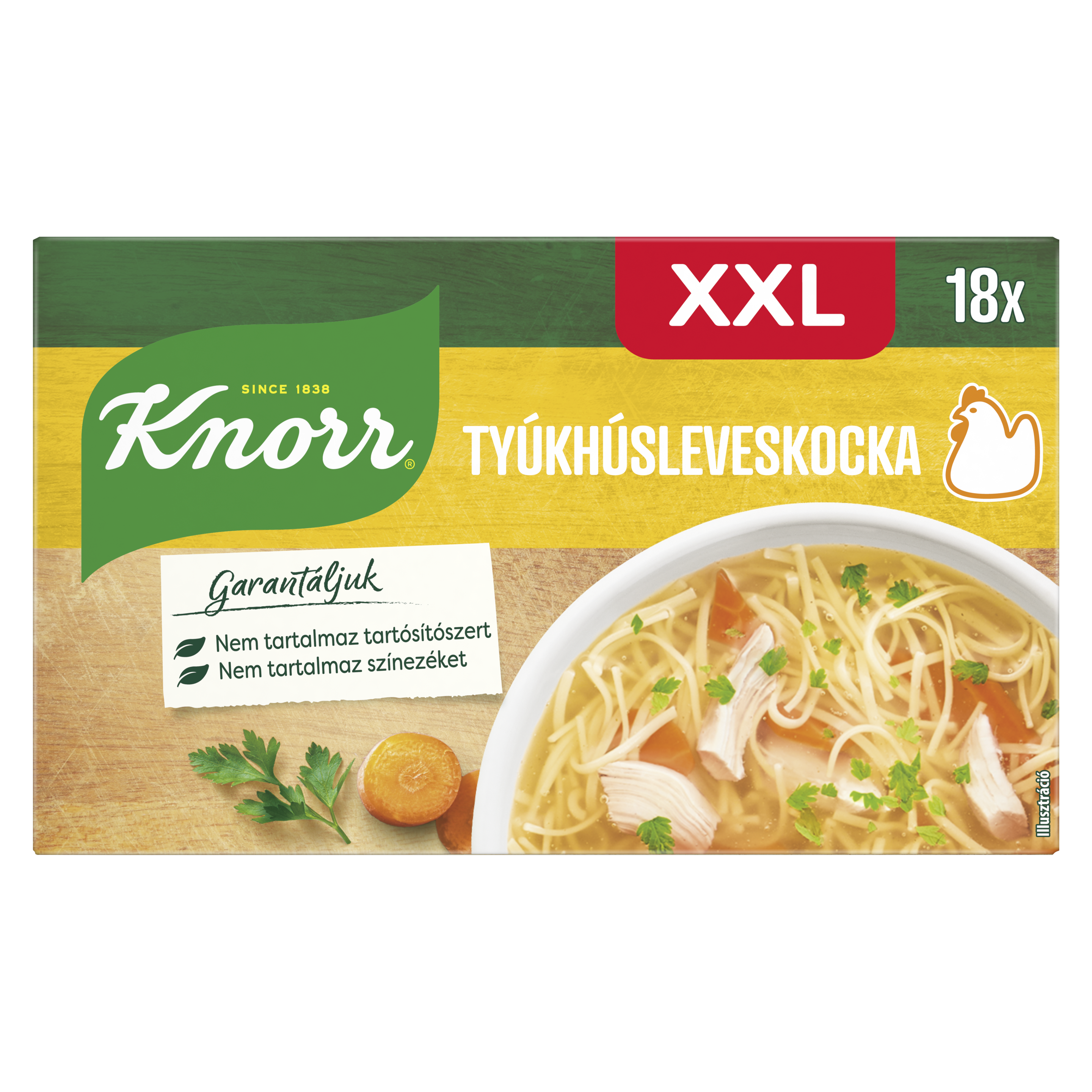 Knorr Tyúkhúsleveskocka 60g / 120g / 180g