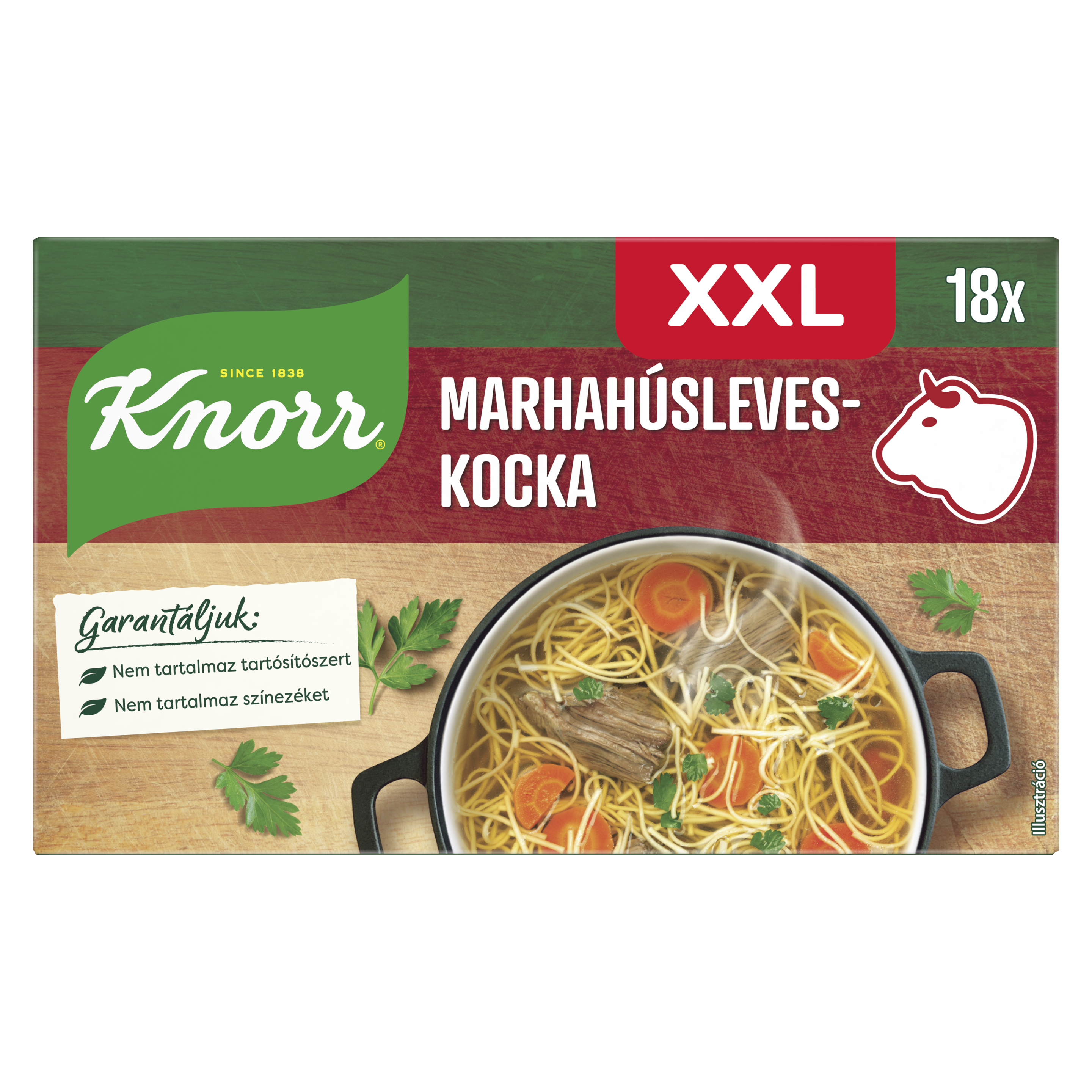 Knorr Marhahúsleves-kocka 180g