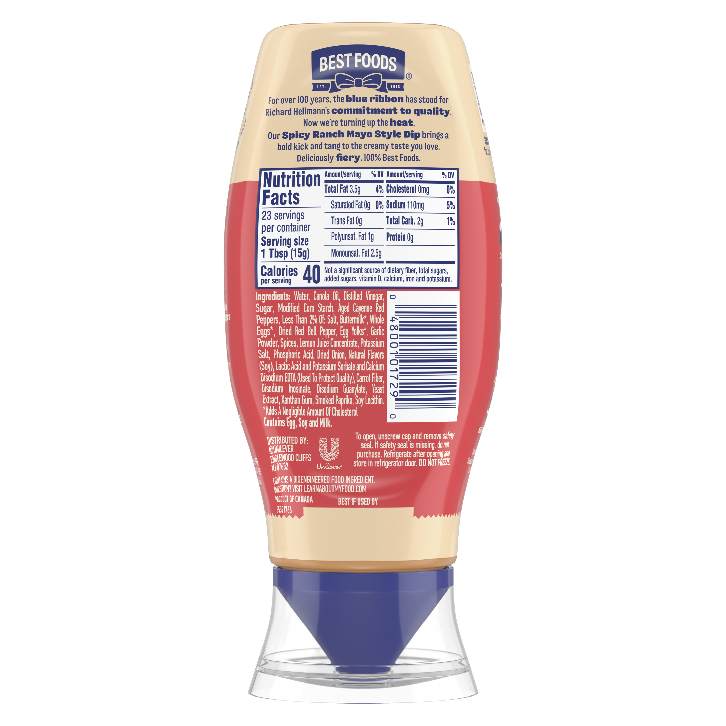 Spicy Ranch Mayonnaise(Back)