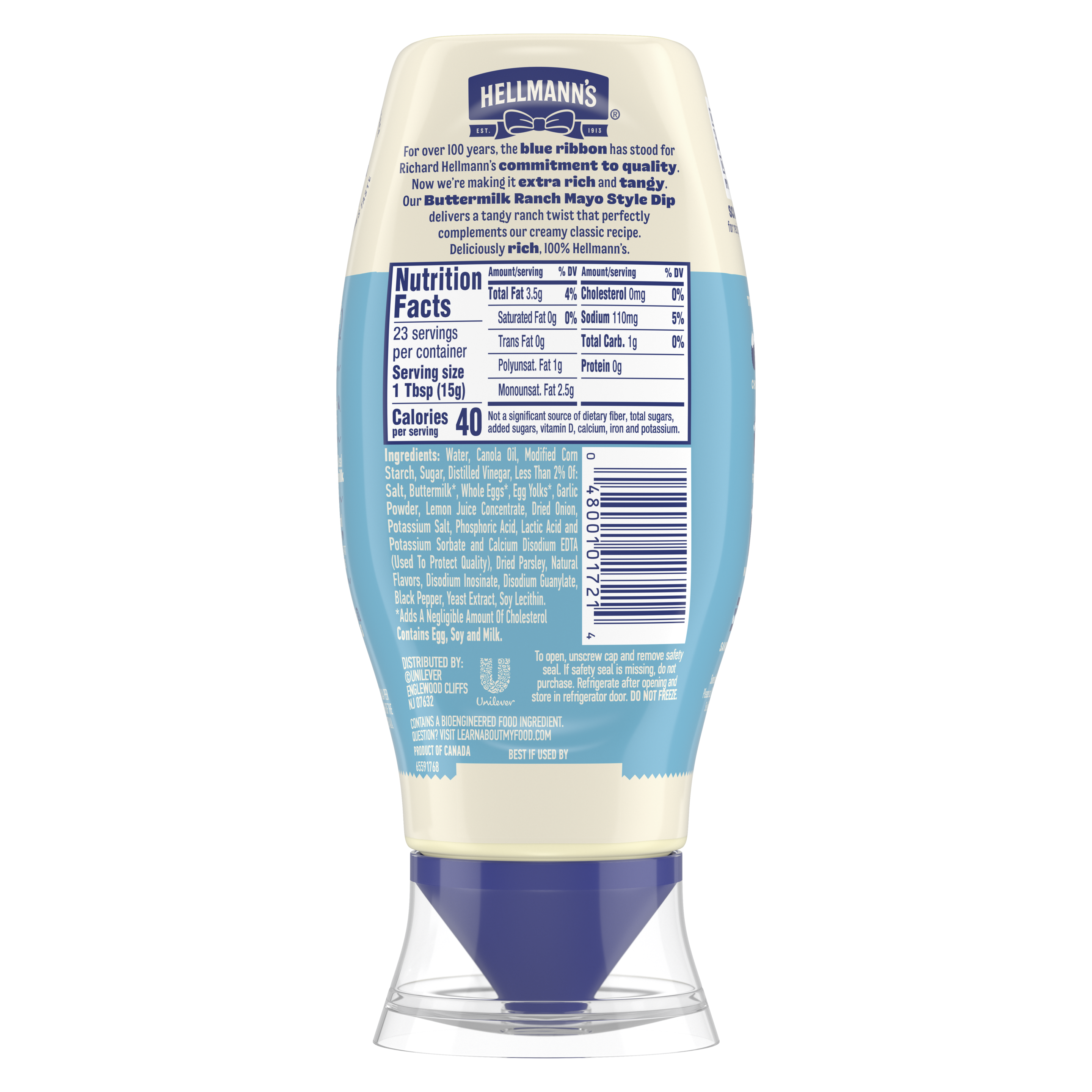 Buttermilk Ranch Mayonnaise(Back)