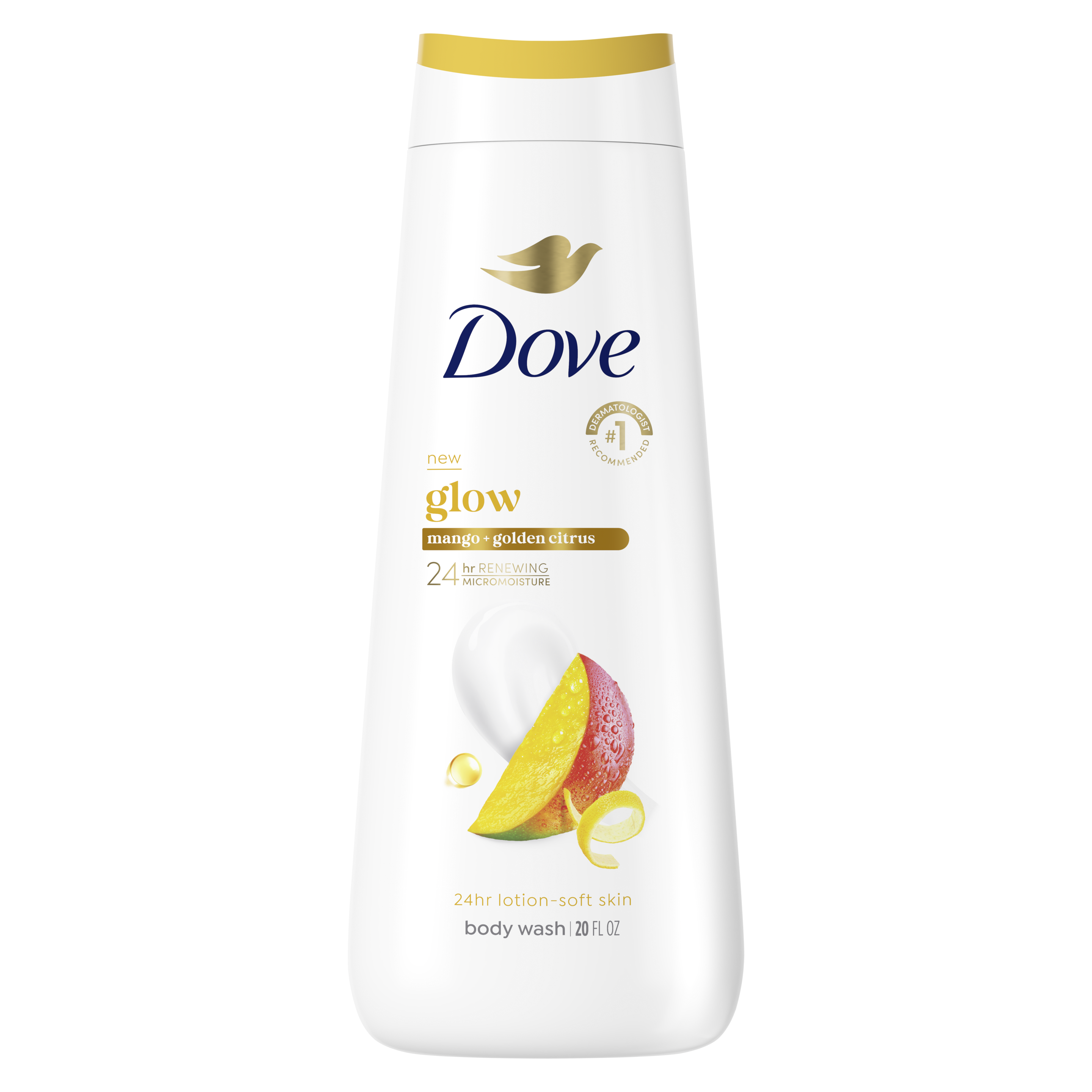 Dove Glow Body Wash Mango Butter & Golden Citrus