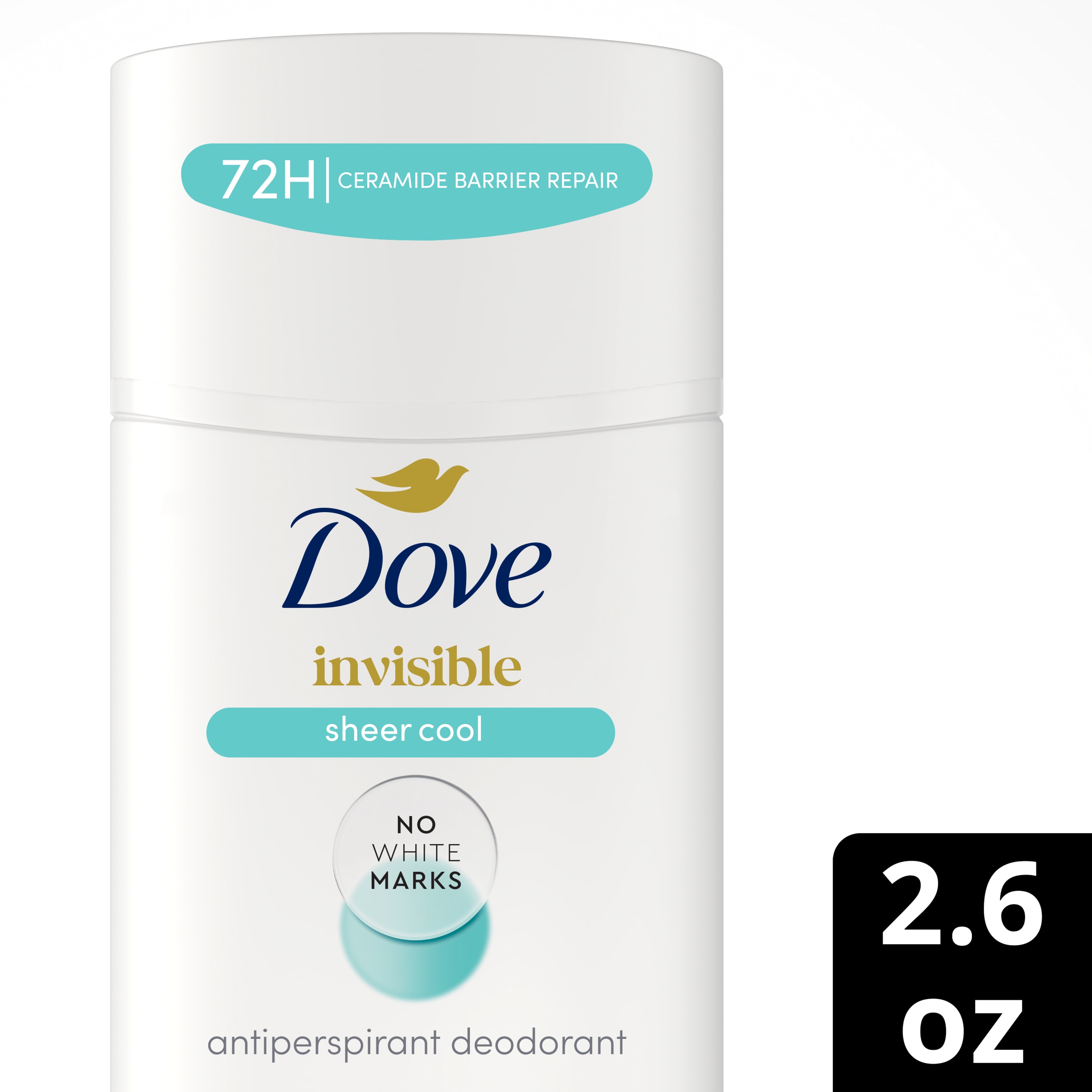 Dove Advanced Care Invisible Sheer Cool Antiperspirant Stick 2.6 oz packshot