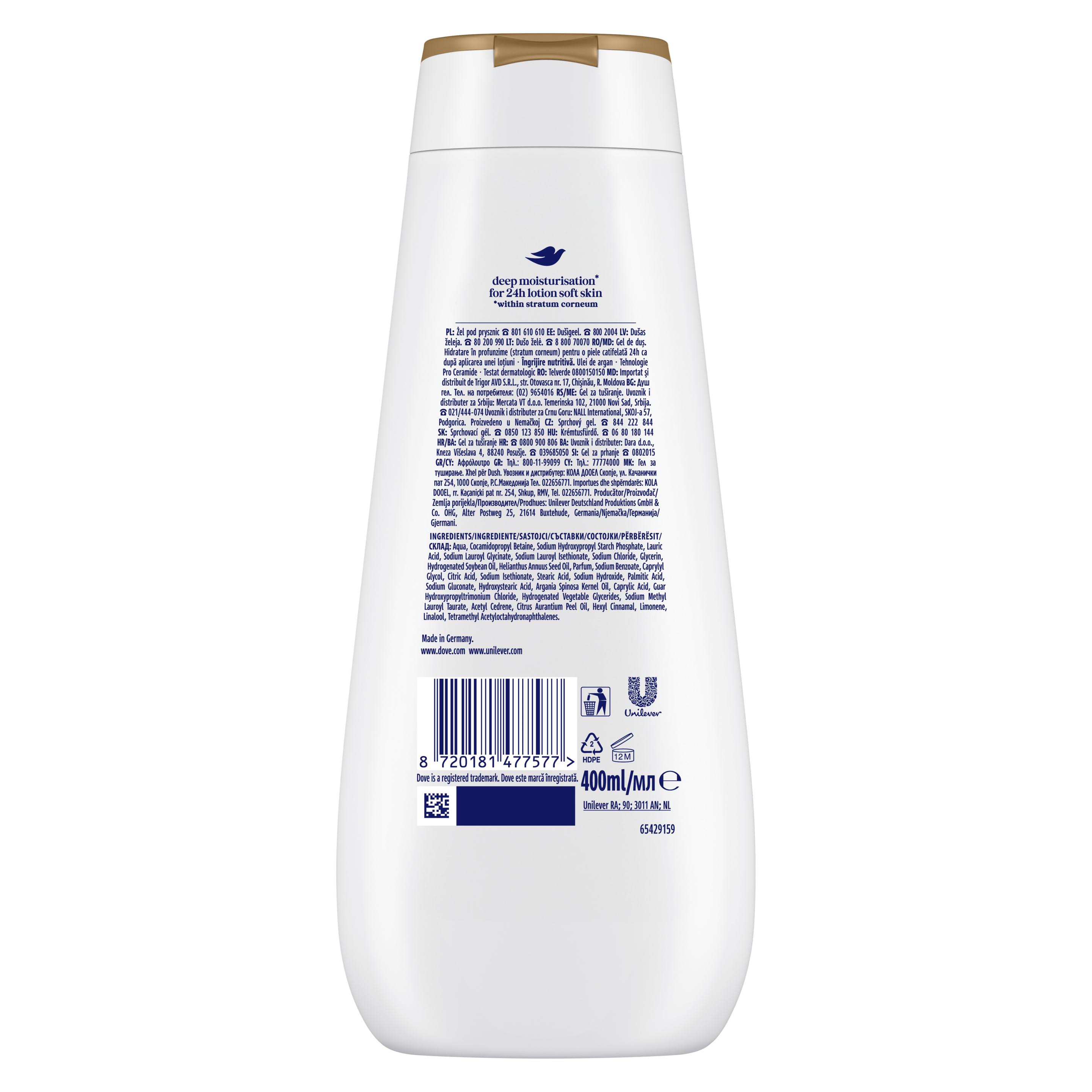 Αφρόλουτρο Advanced Care Nourishing Care