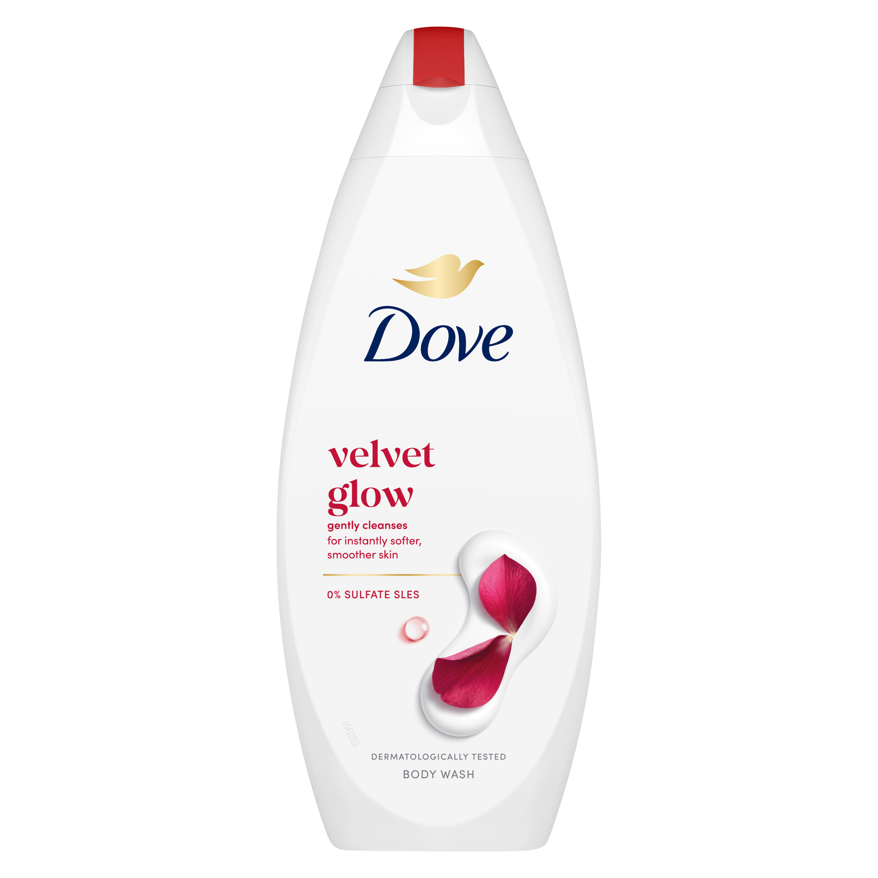 Dove Velvet Glow GentleBody Wash 225 ml packshot