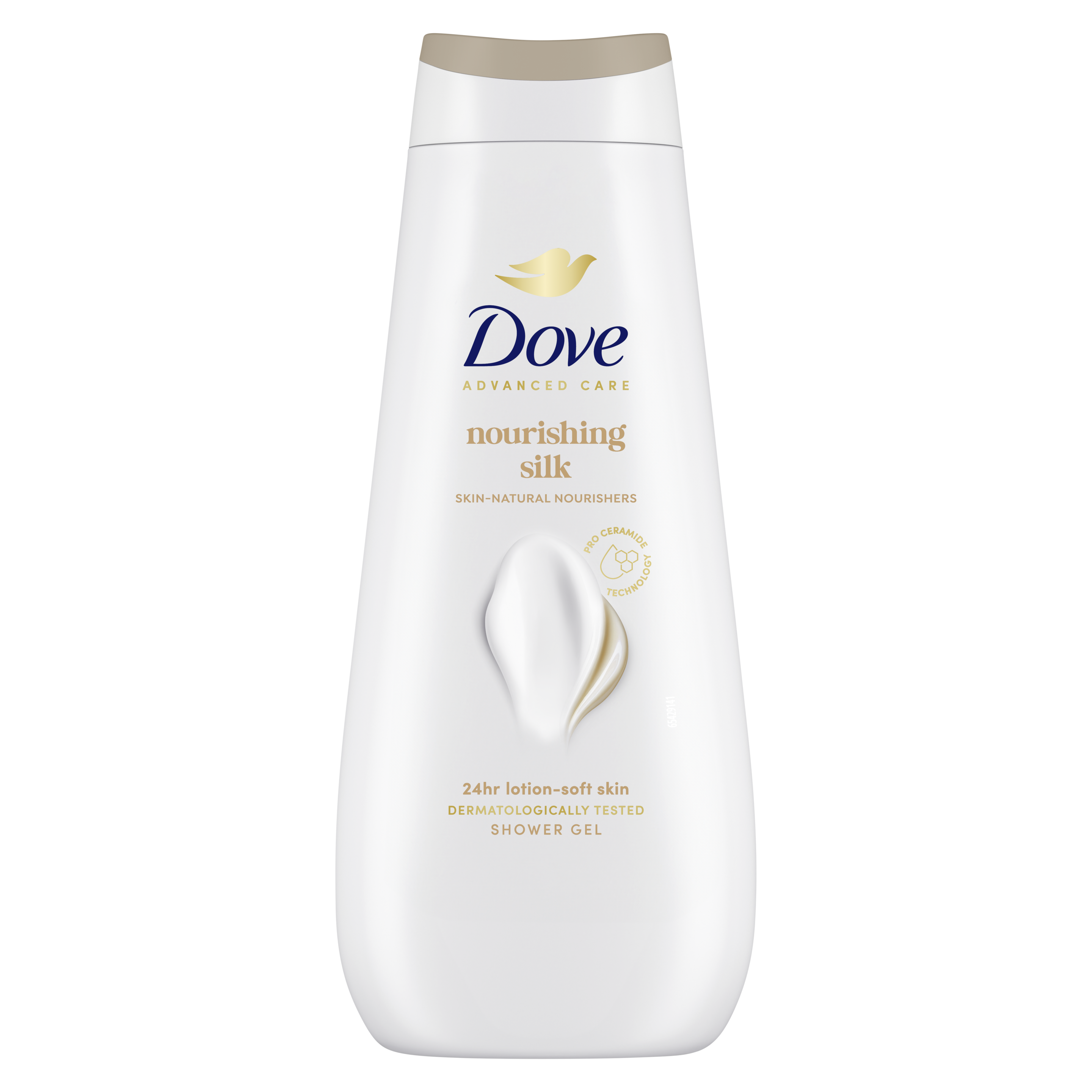 Dove Shower Gel Advanced Care Nourishing Silk 400ml packshot