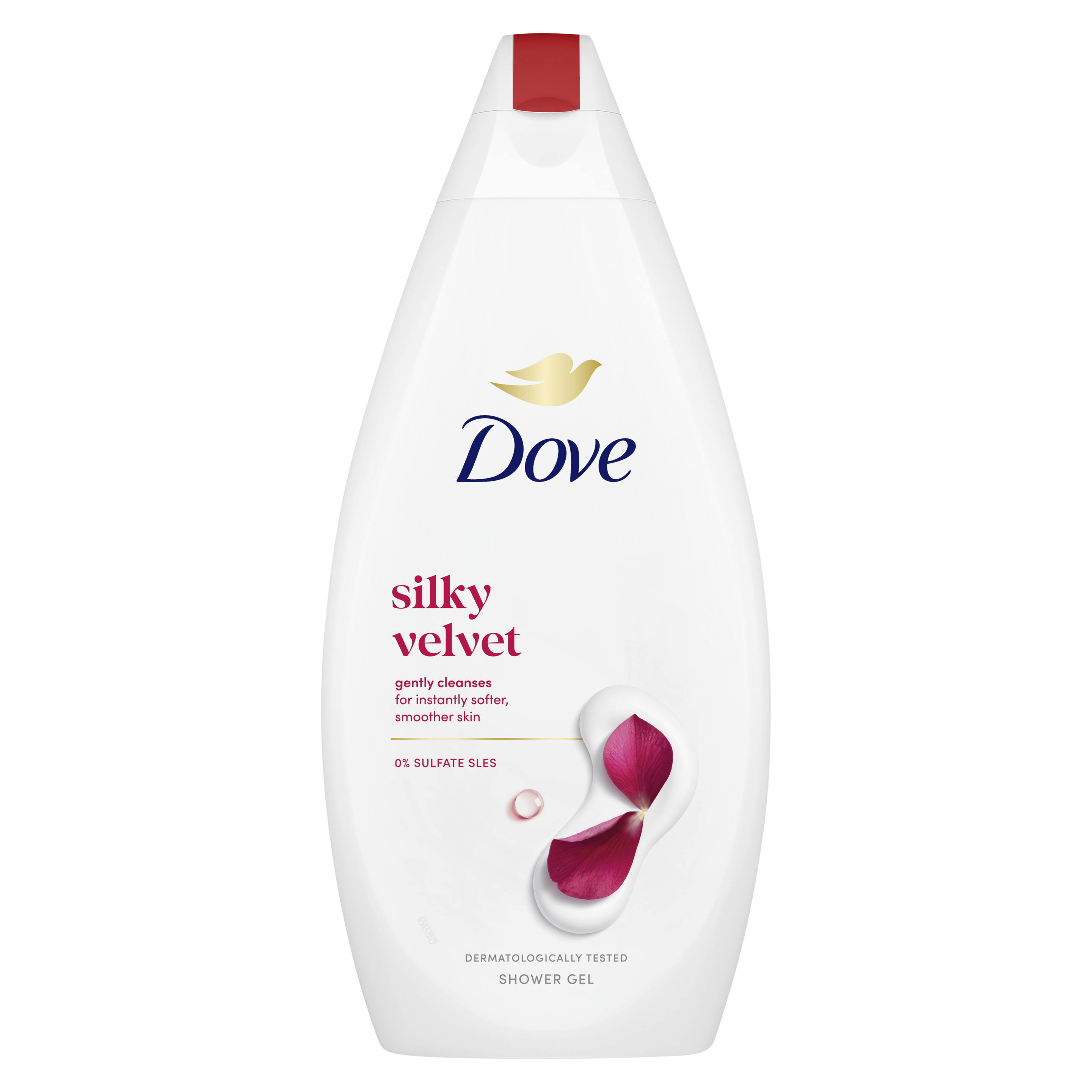 Dove Shower Gel Essential Silky Velvet 450ml packshot