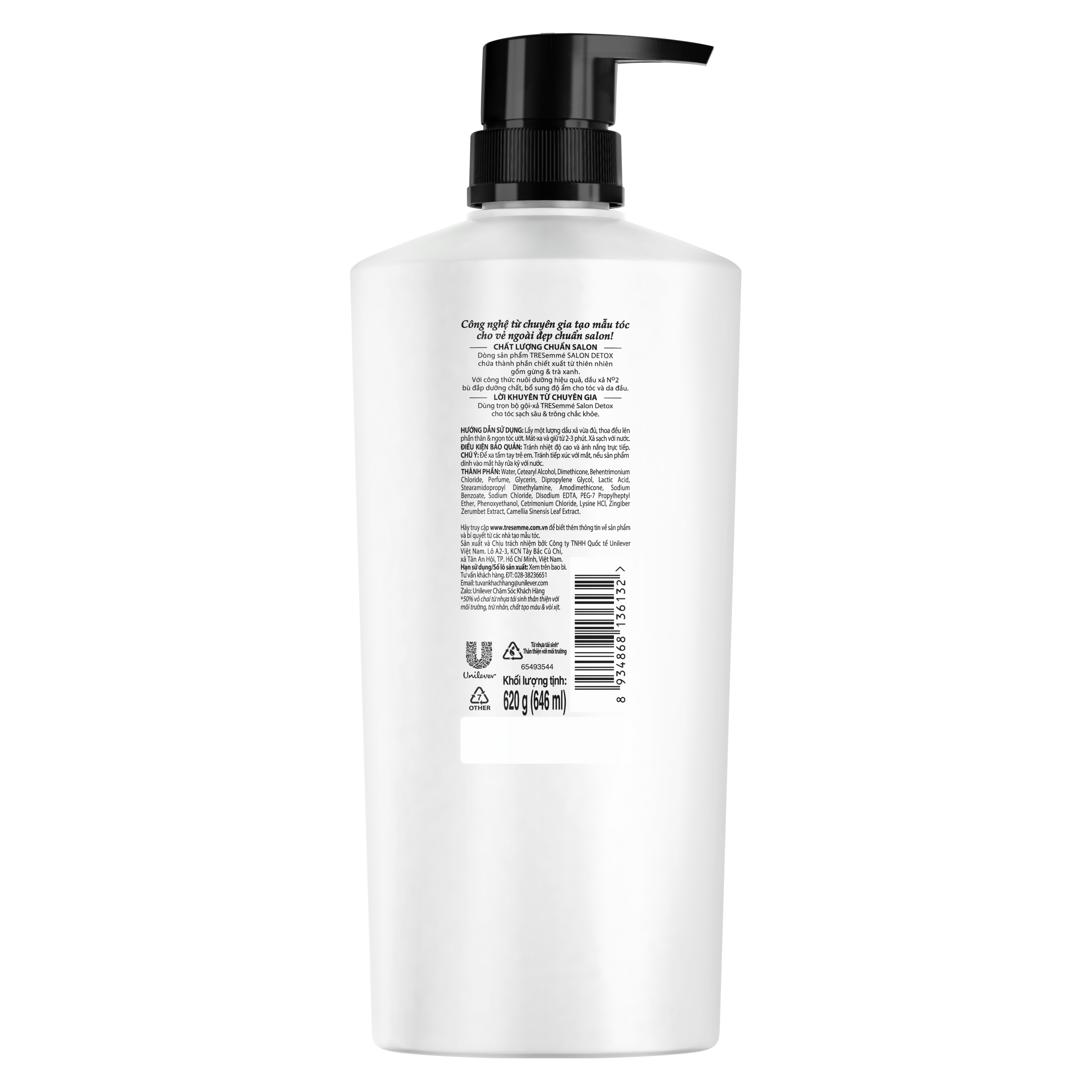 N°2 Dầu xả Salon Detox packshot