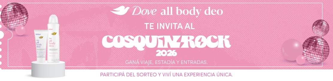 Sorteo Dove Cosquin Rock