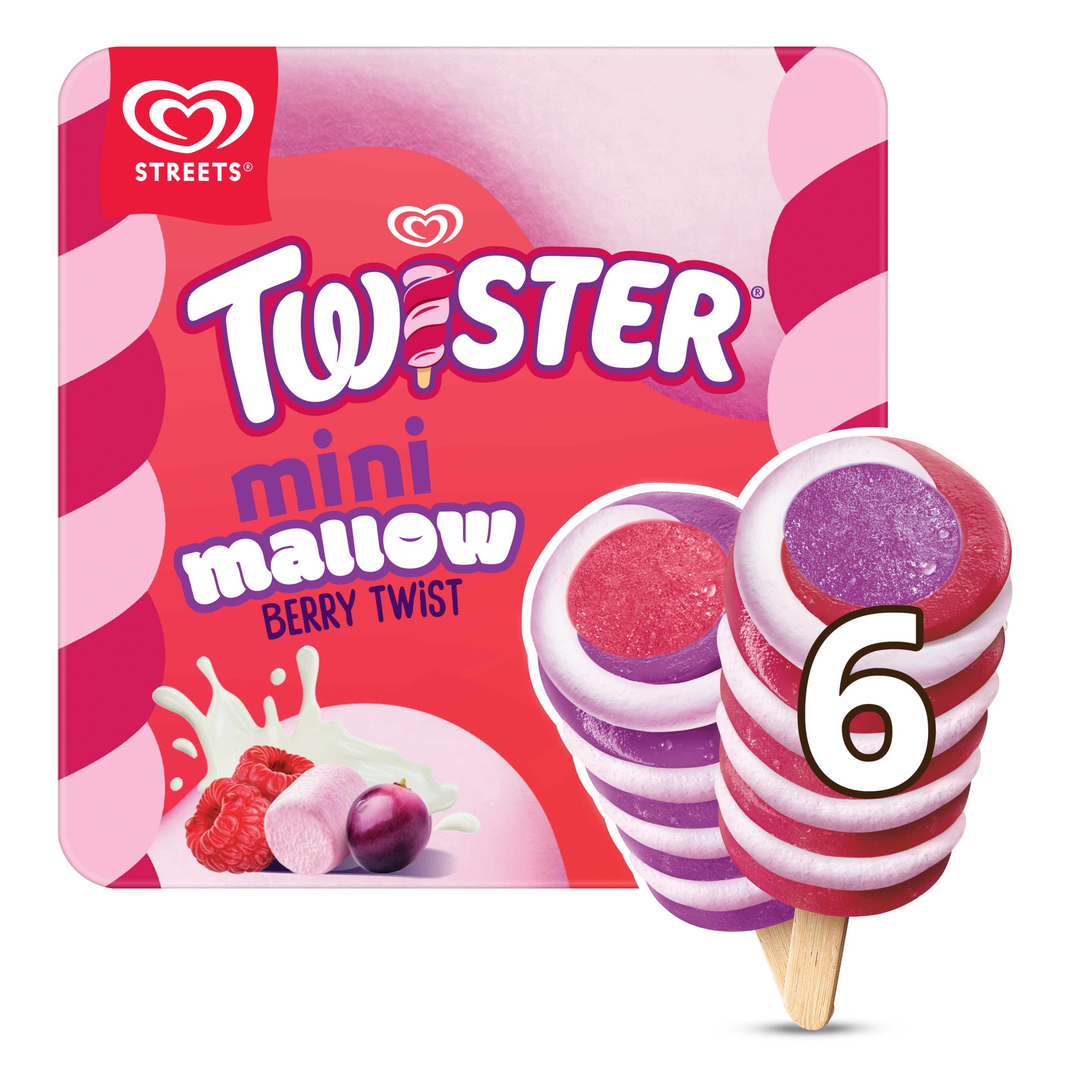 Paddle Pop Twister Mini Mallow Multipack packshot