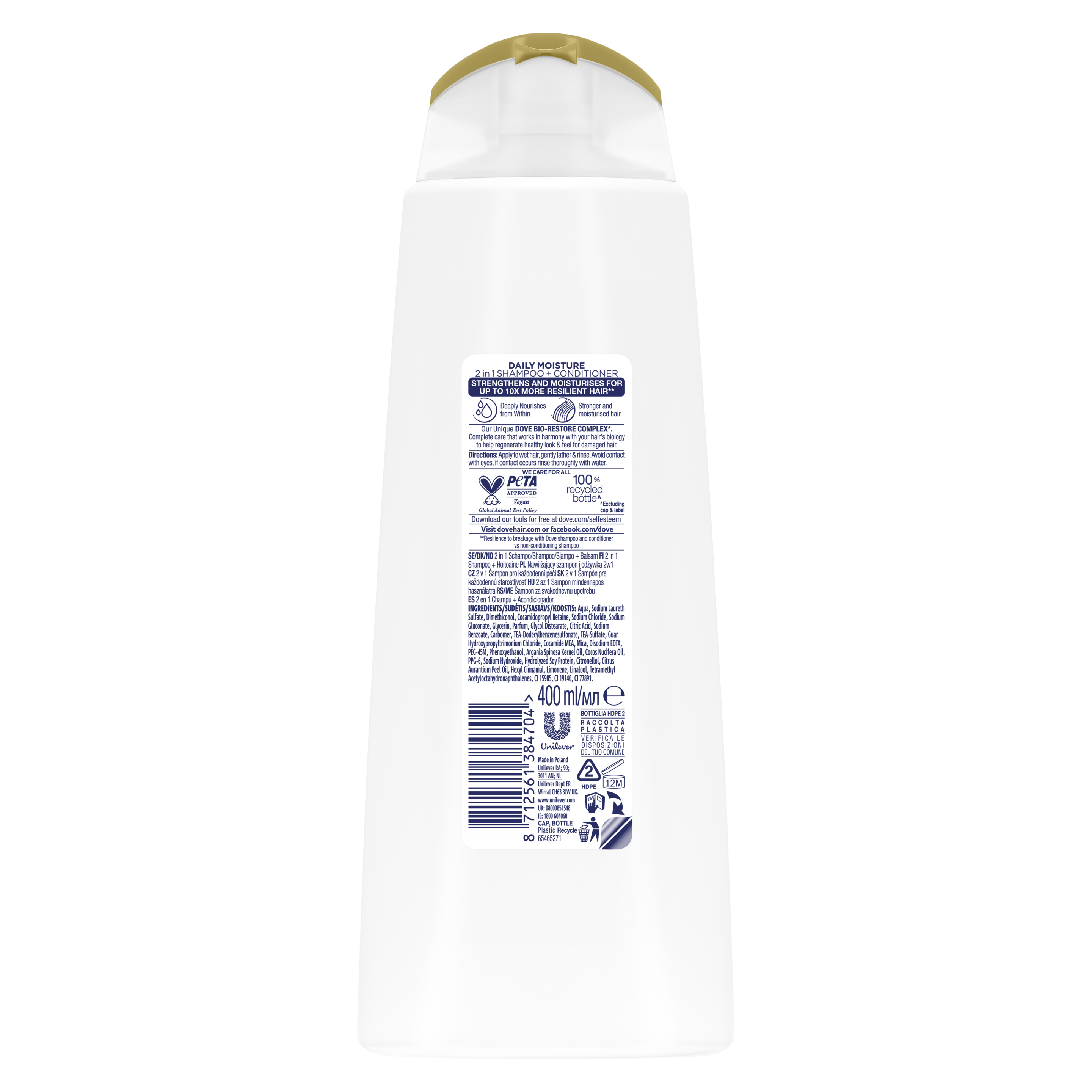 Daily Moisture 2-in-1 Shampoo packshot
