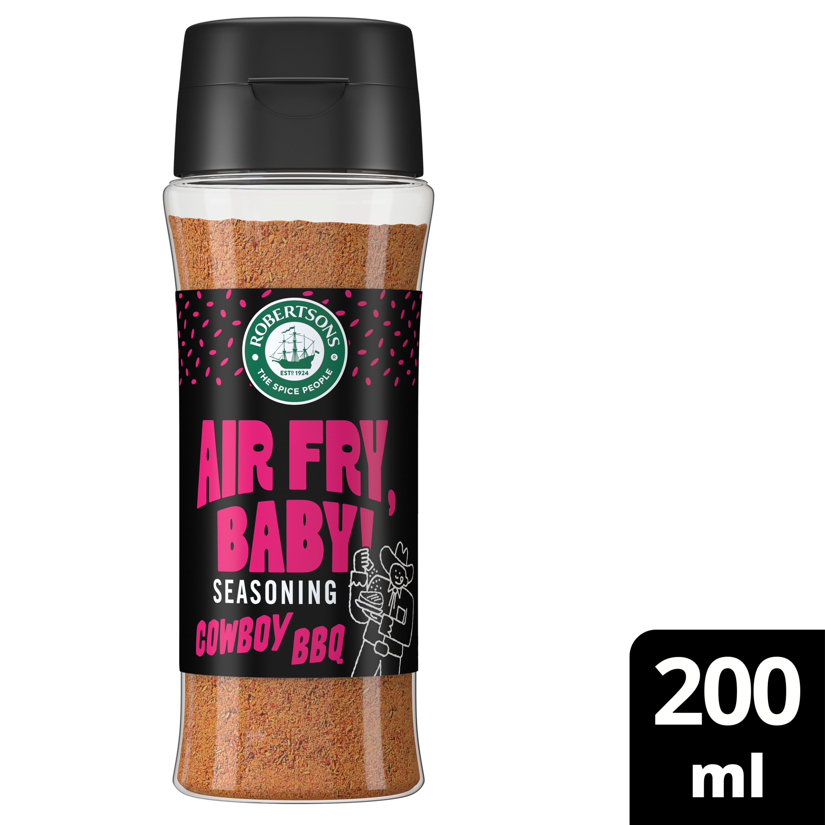 Robertsons Air Fry Cowboy BBQ 200g packshot