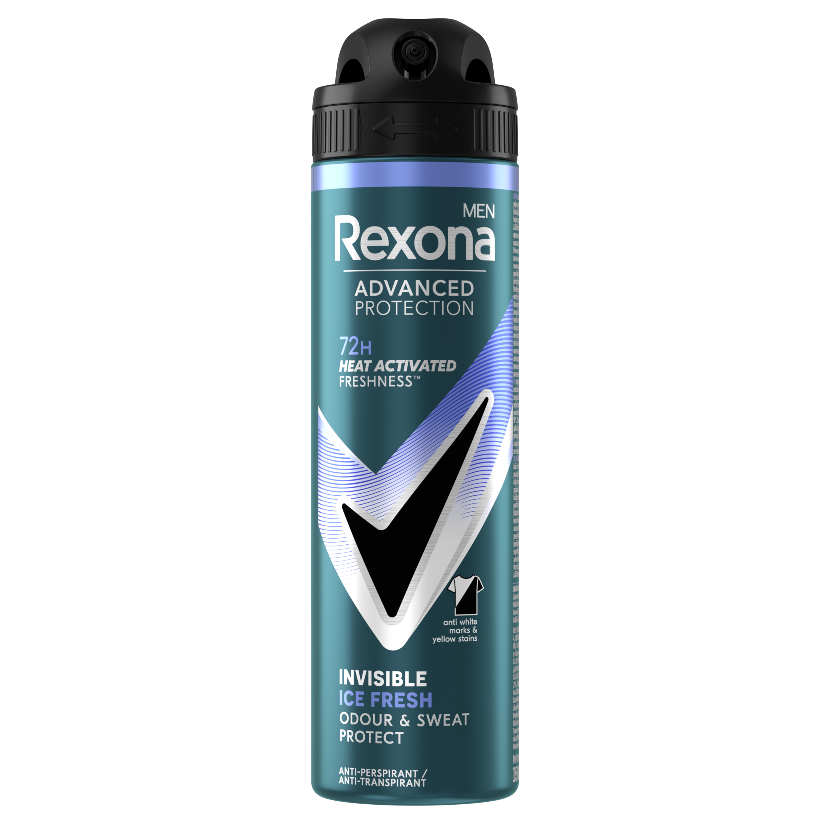 Rexona For Men Advanced Protection Invisible Ice Fresh izzadásgátló aeroszol 150ml packshot