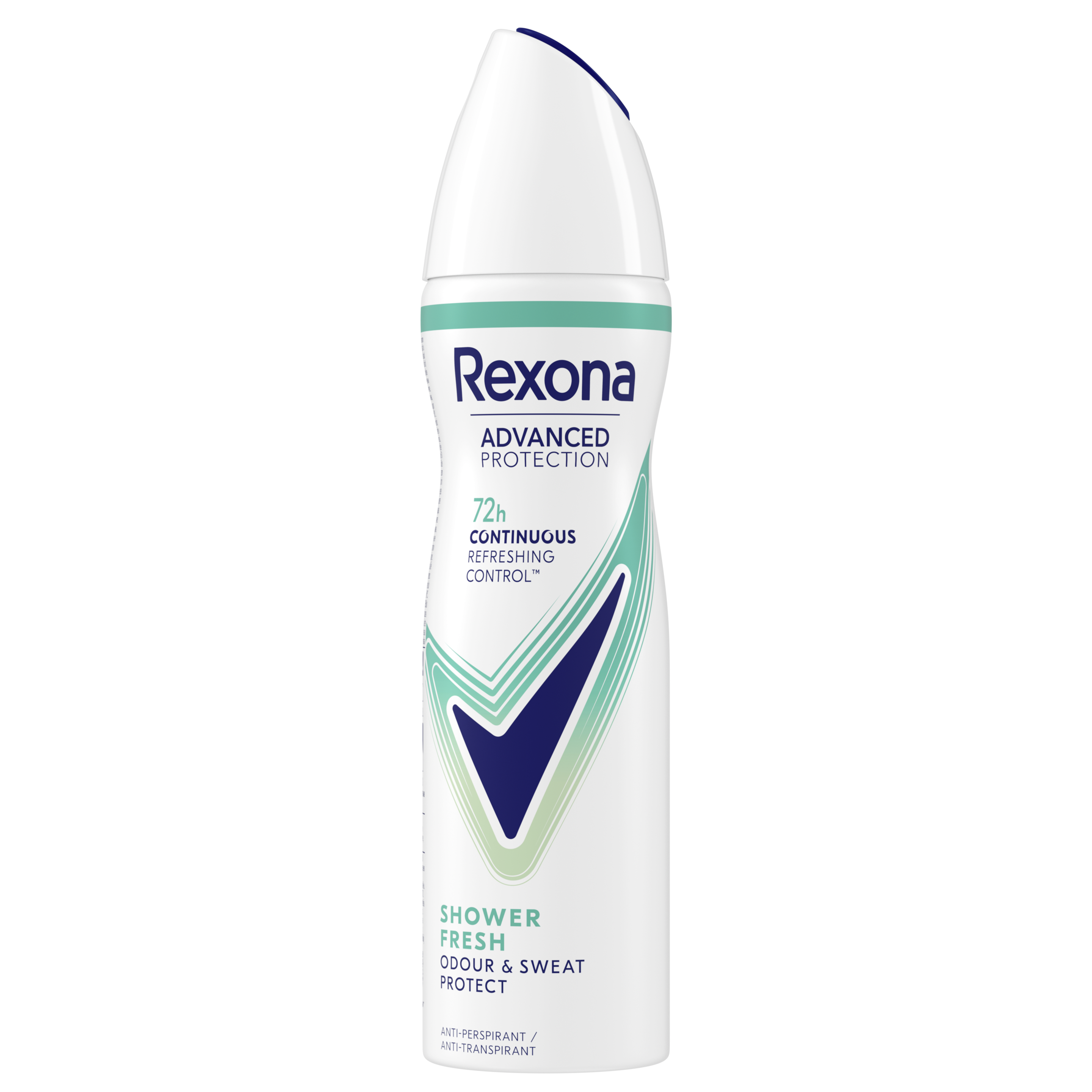 REXONA Advanced Protection Shower Fresh izzadásgátló aeroszol 150 ml packshot