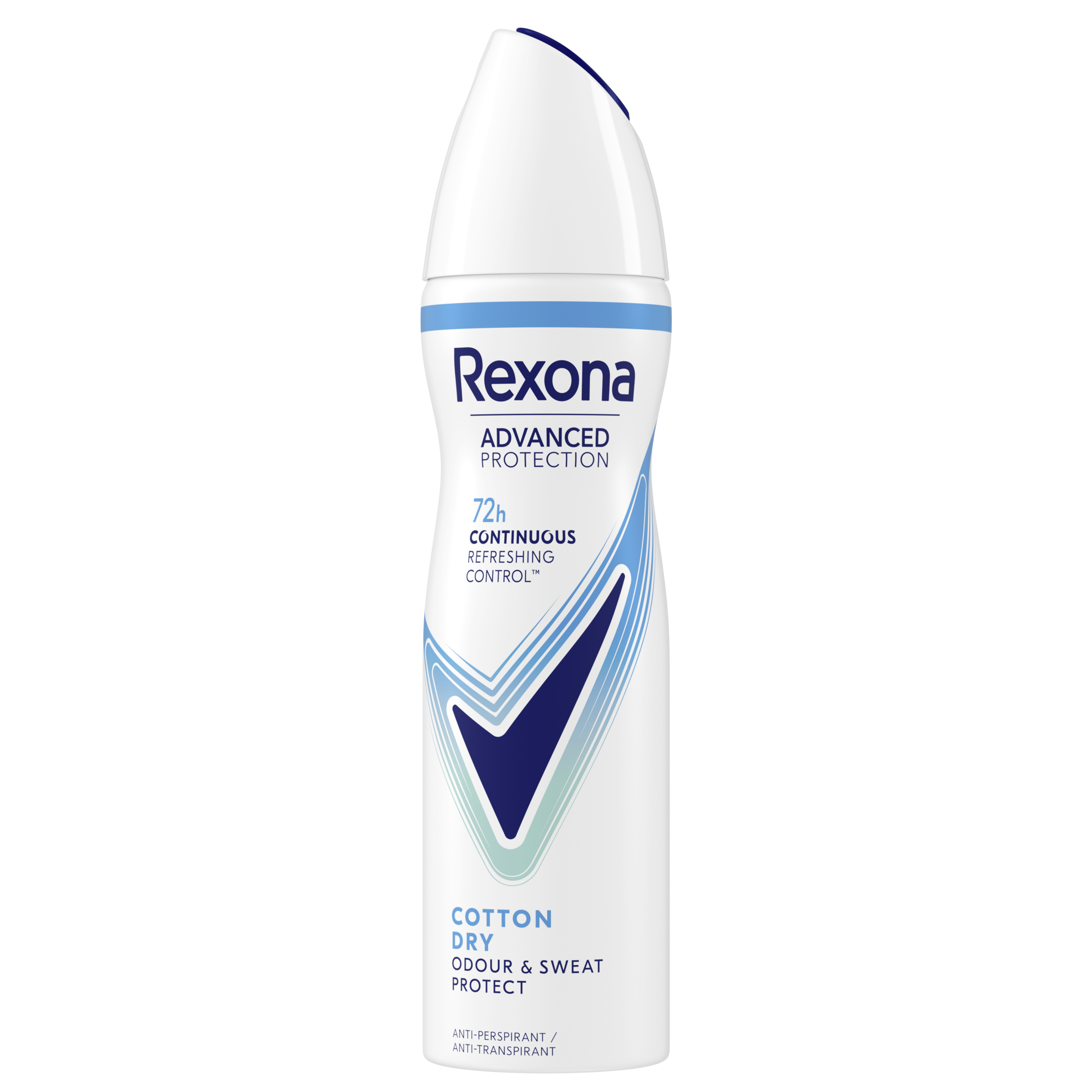 Rexona Advanced Cotton Dry Spray 150ml packshot