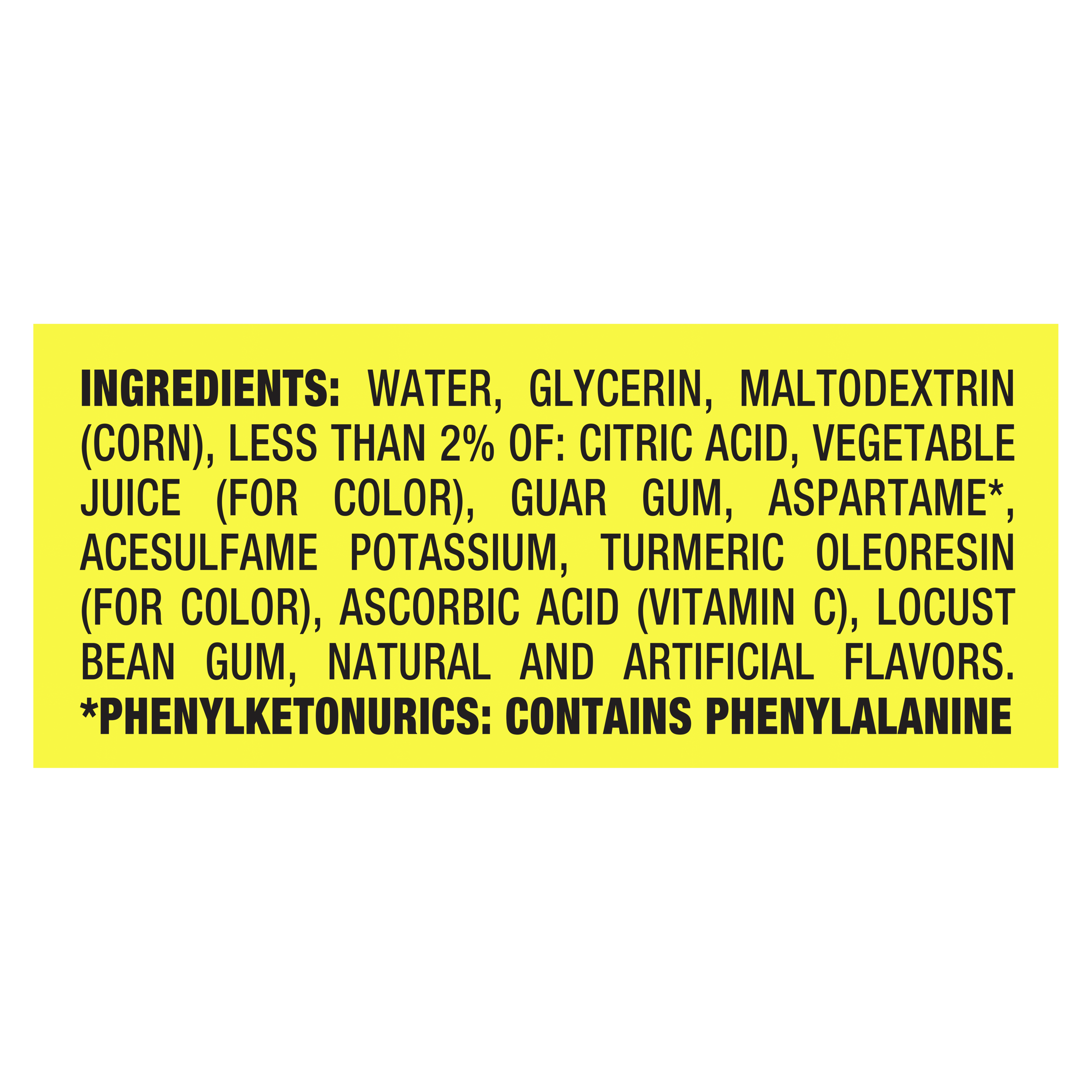 Product Ingredients