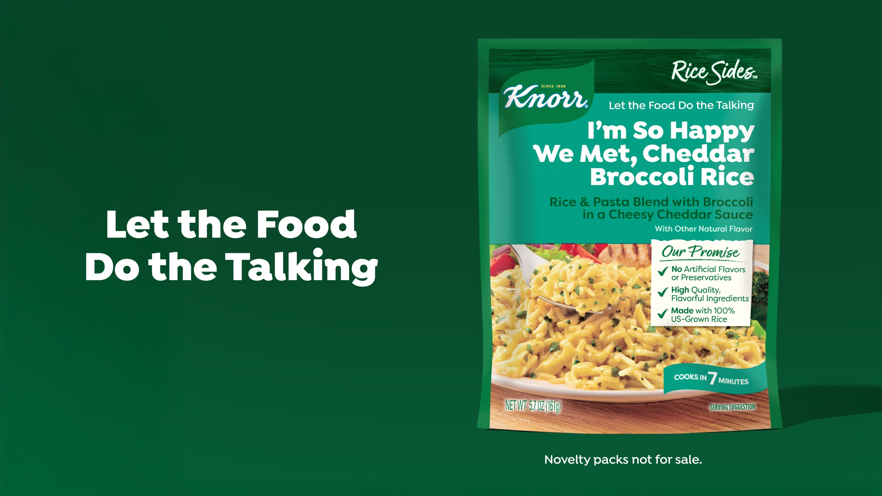 Let the Food Do the Talking