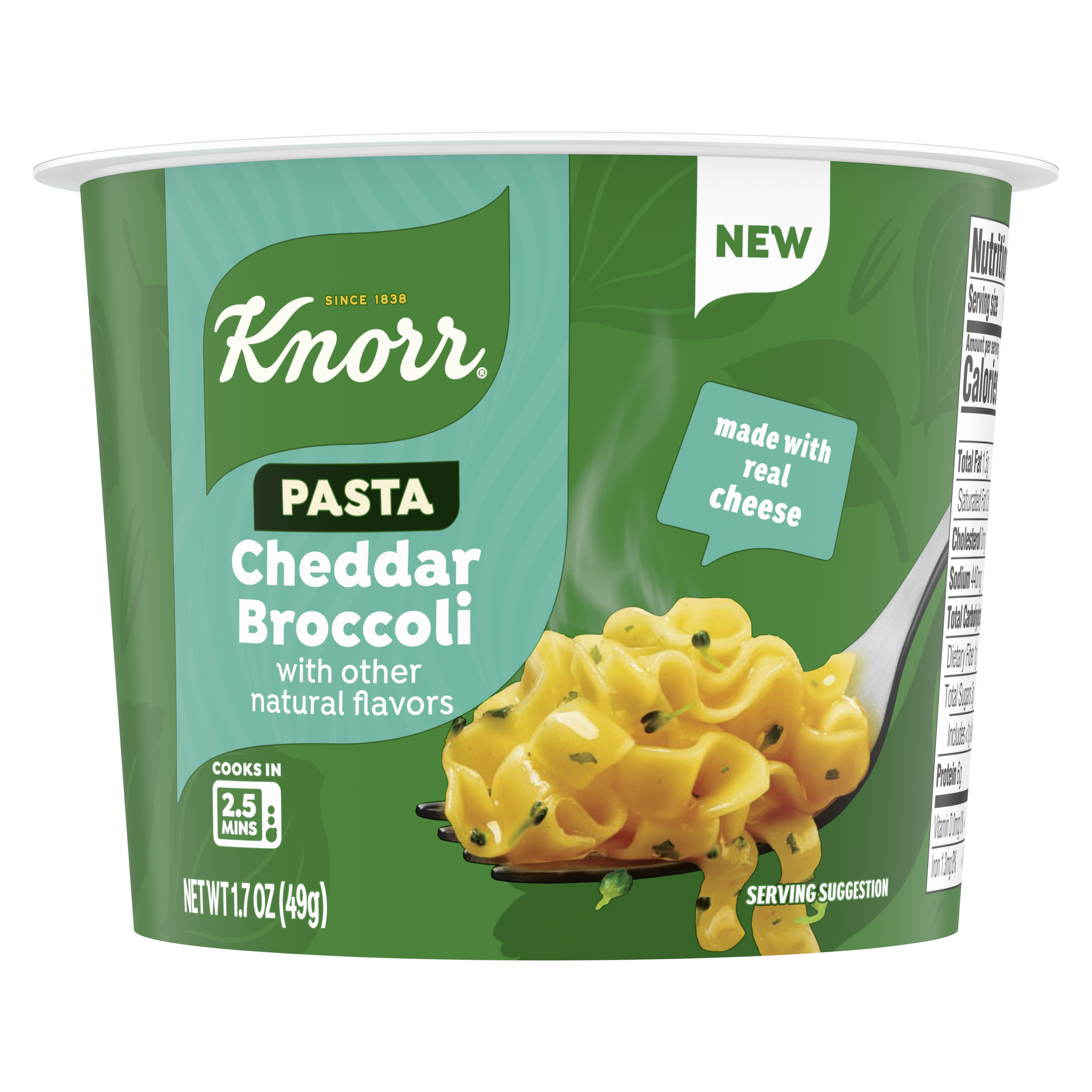 Cheddar Broccoli Pasta Cup Front of Pack packshot
