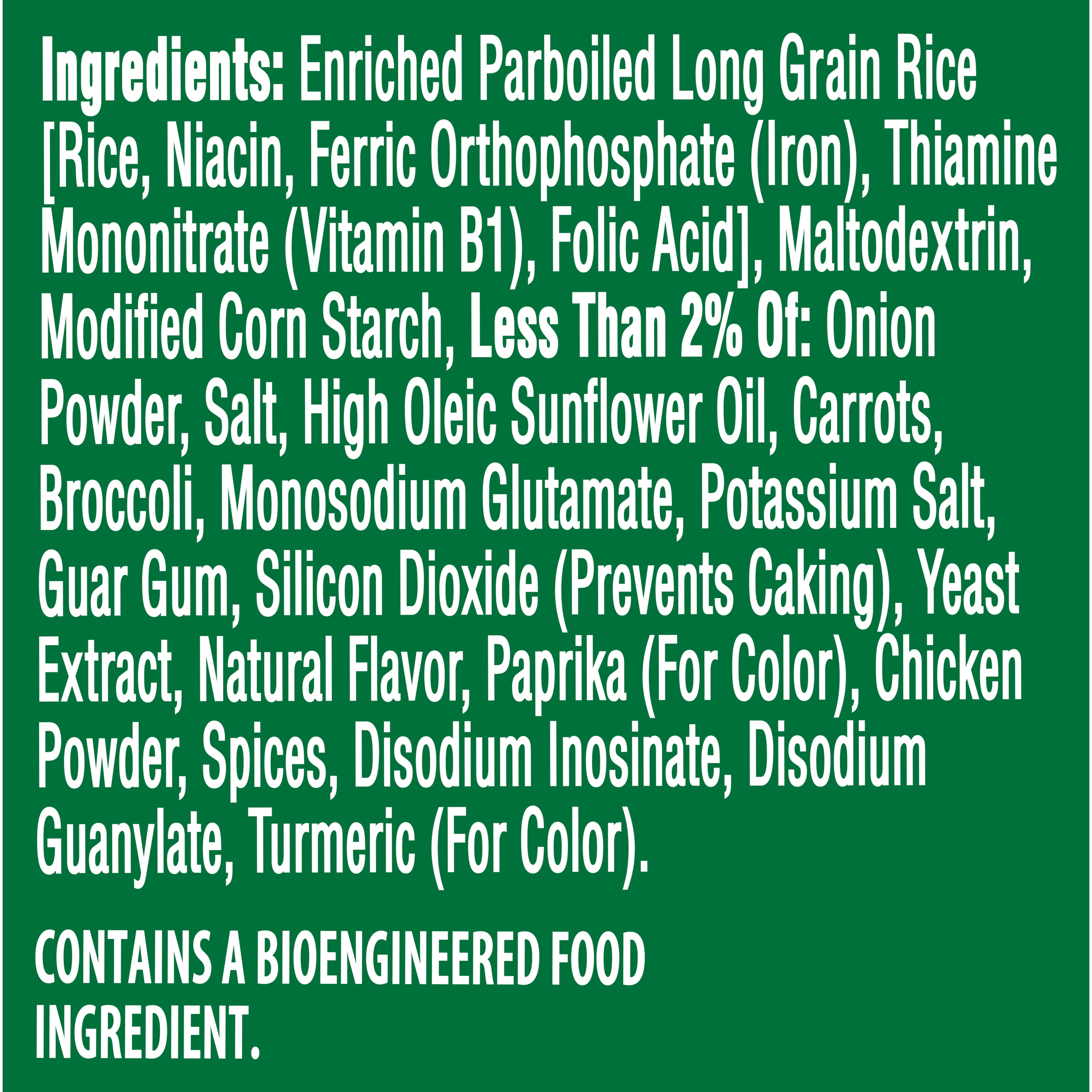 Chicken Broccoli Rice Cup Ingredients
