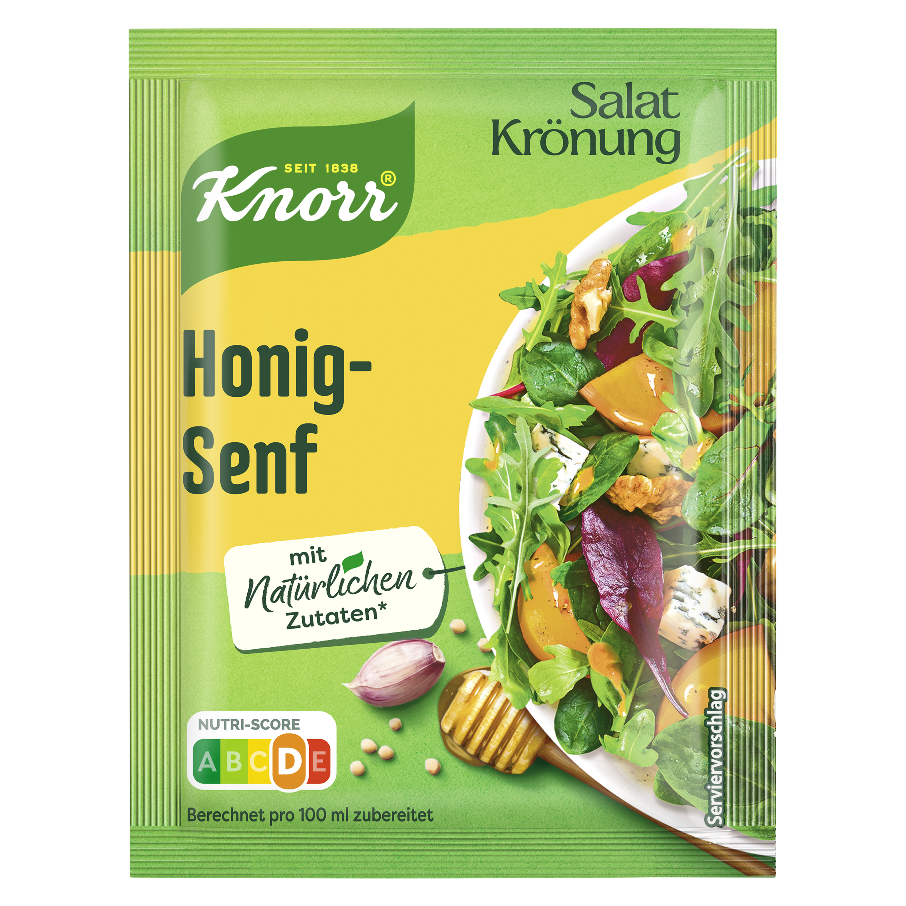 Knorr Salatkrönung Honig Senf 5-er Pack ergibt 450 ml