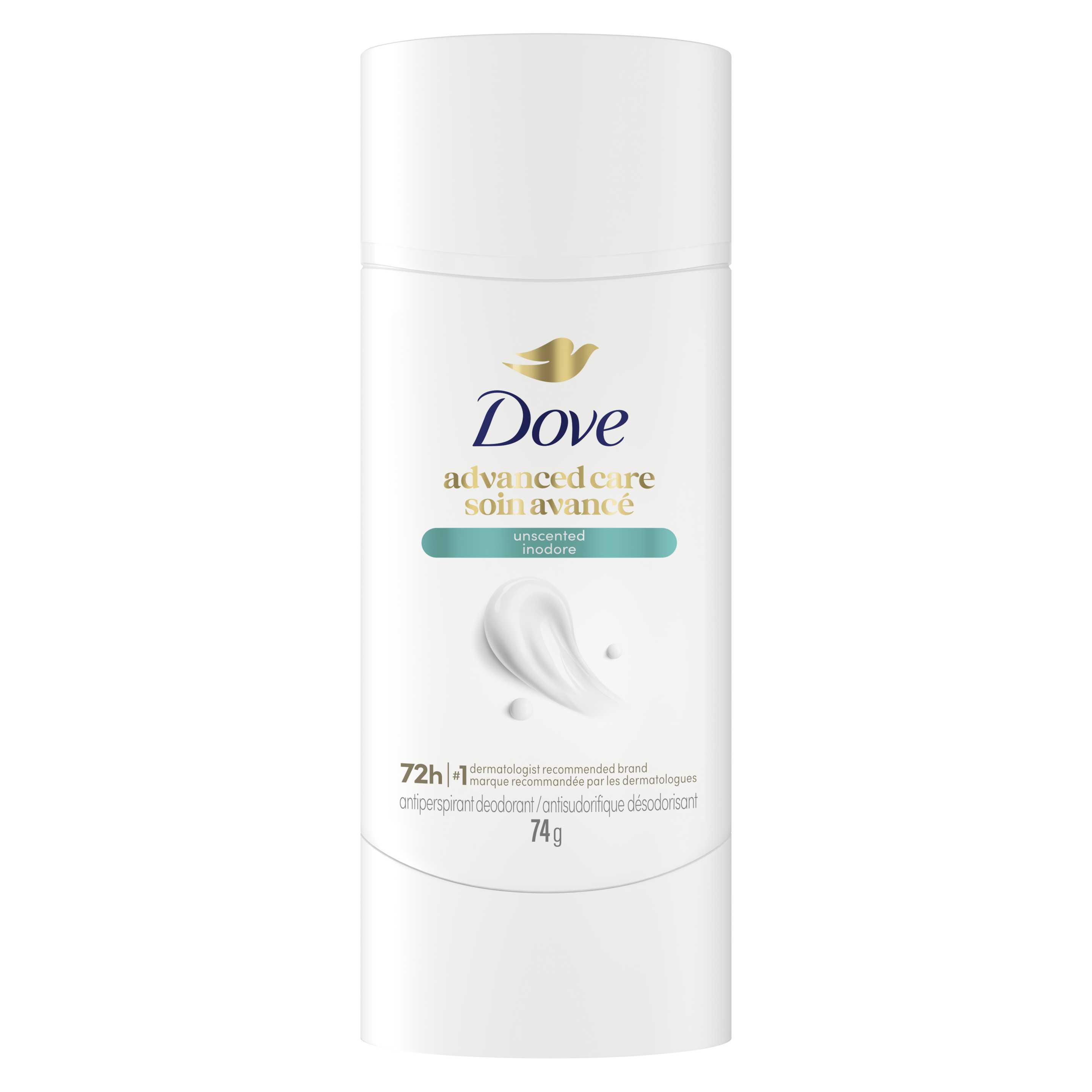 Advanced Care Antiperspirant Stick Unscented 74g packshot