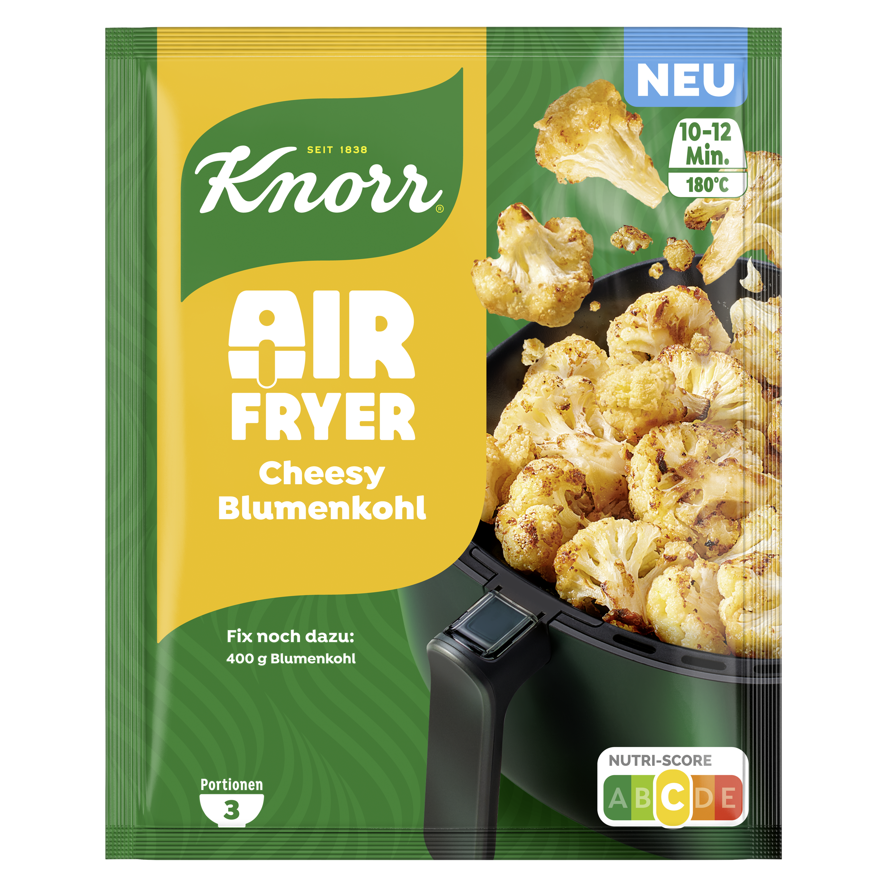Knorr Fix Airfryer Cheesy Blumenkohl 33 g packshot