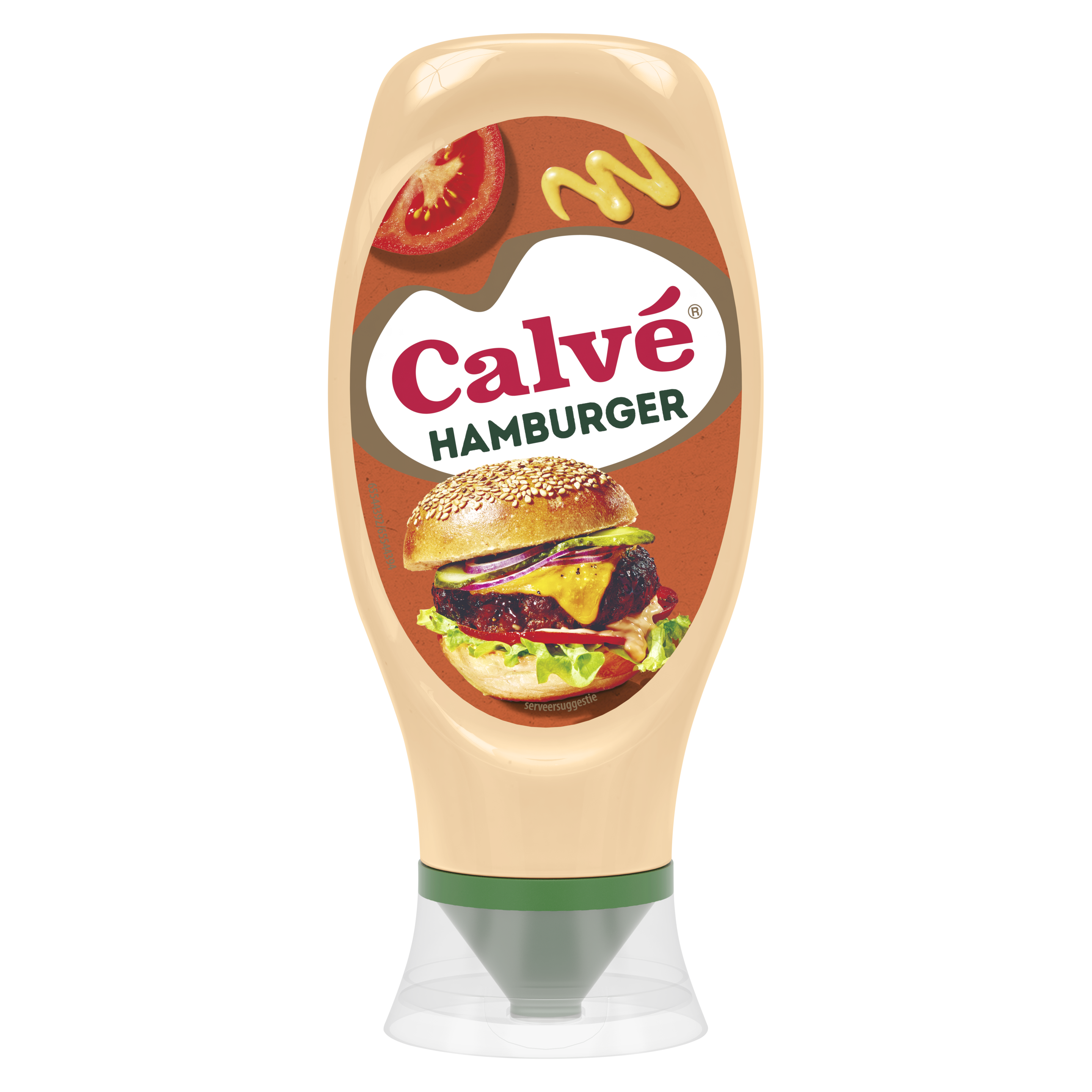 Calve Squeeze Saus Hamburger 430 ml