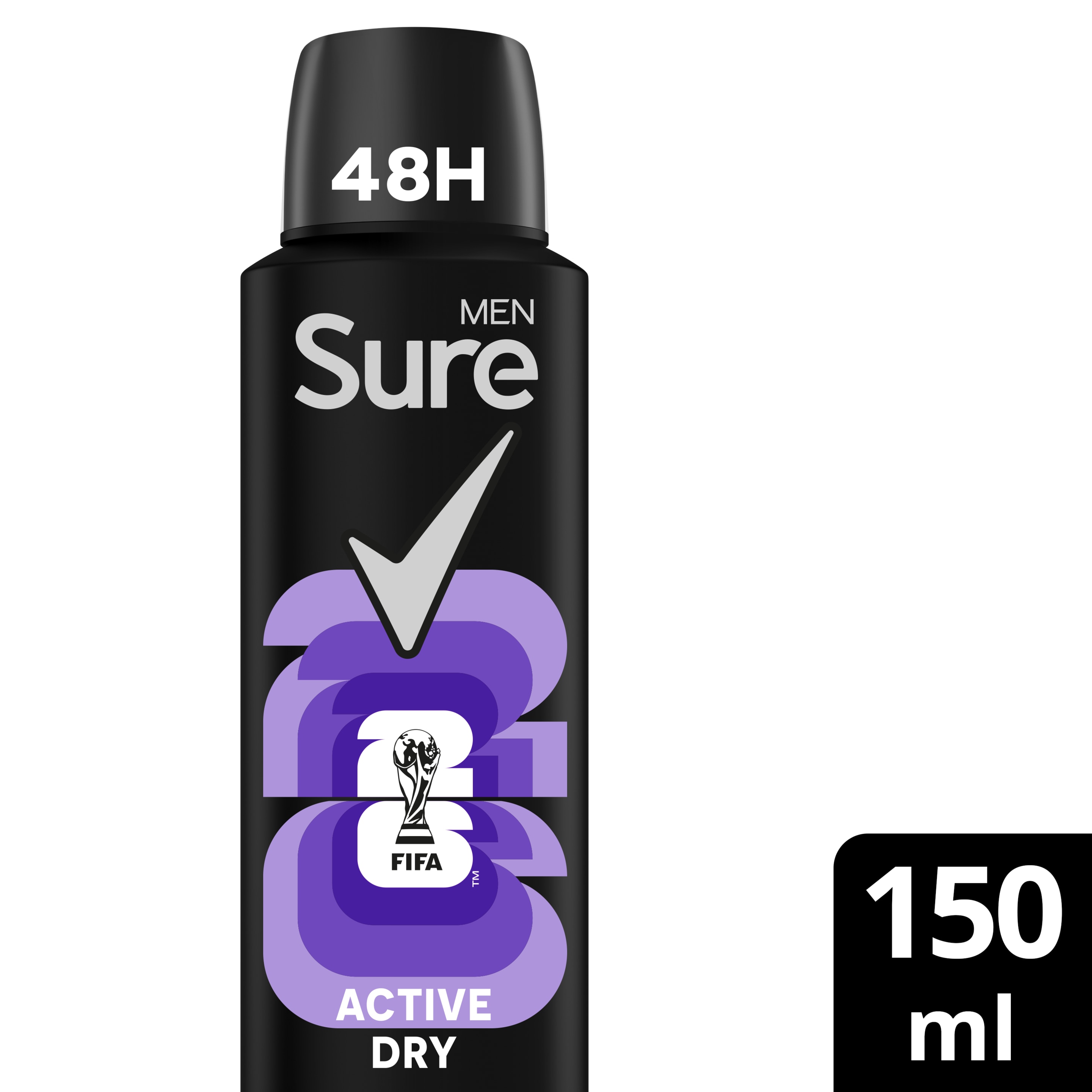 Sure Men Active Dry Antiperspirant Deodorant 150ml