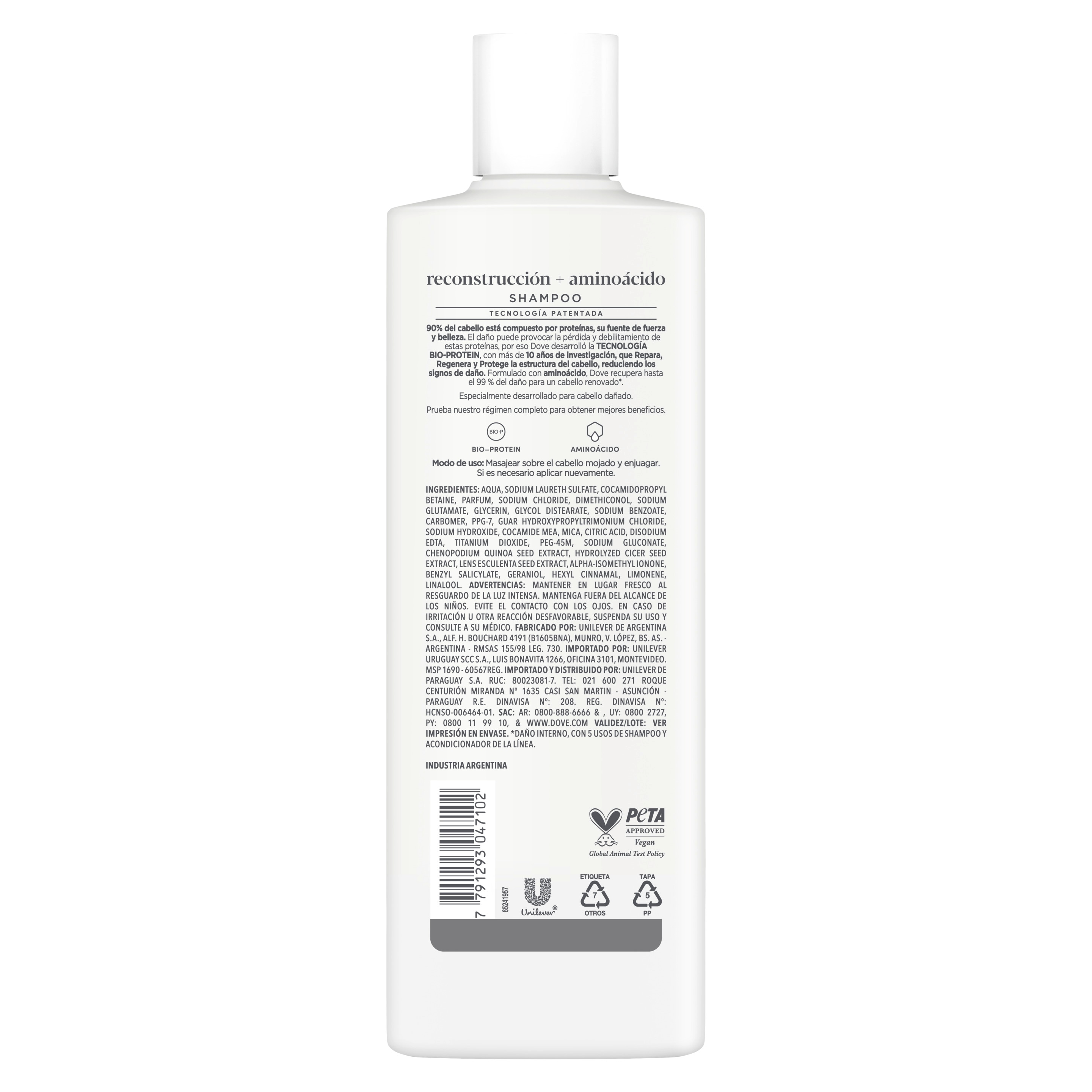 Shampoo Reconstrucción + Aminoácido