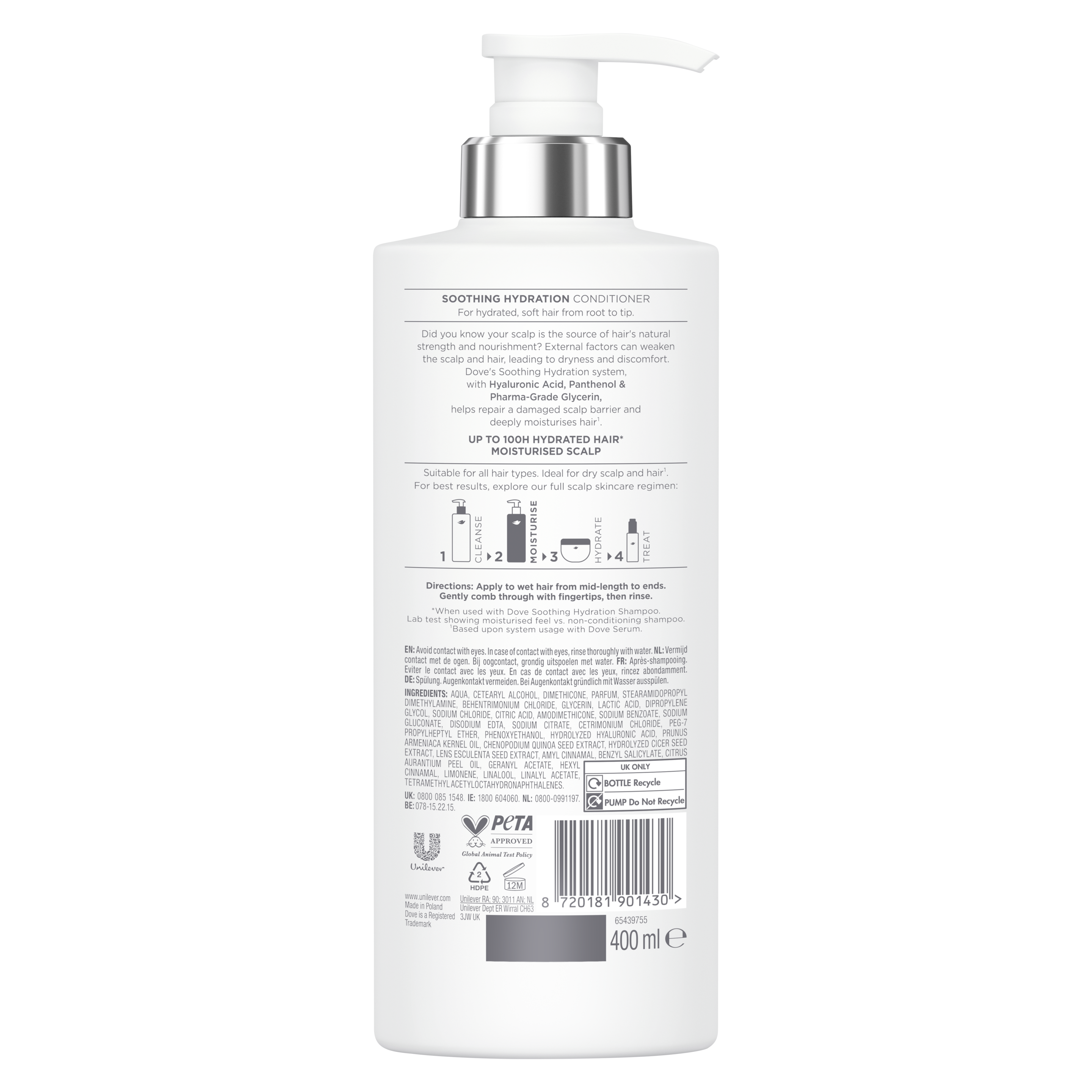 Scalp + Hair Therapy Soothing Hydration Conditioner 400ml