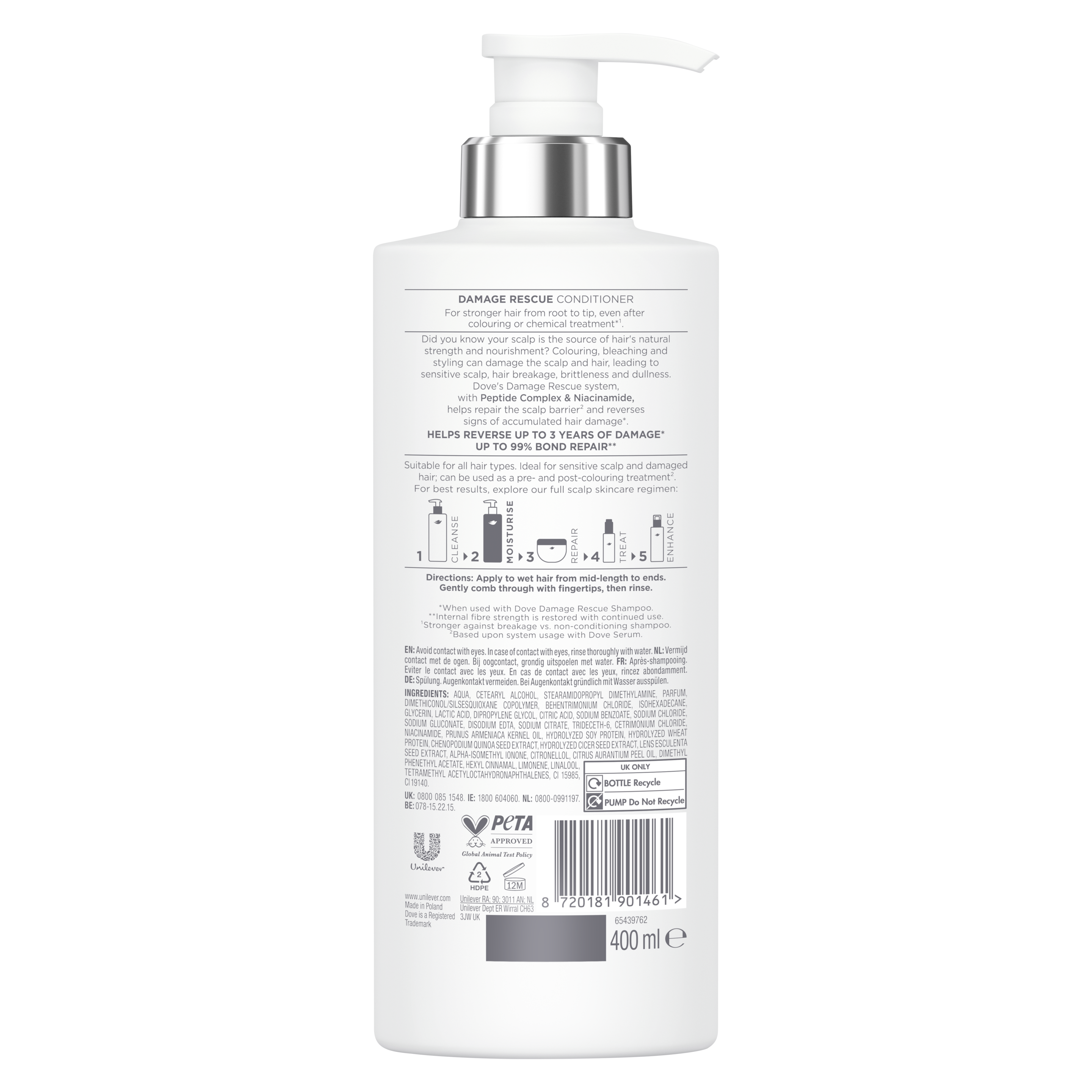 Scalp + hair therapy Damage Rescue Conditioner 400 ml