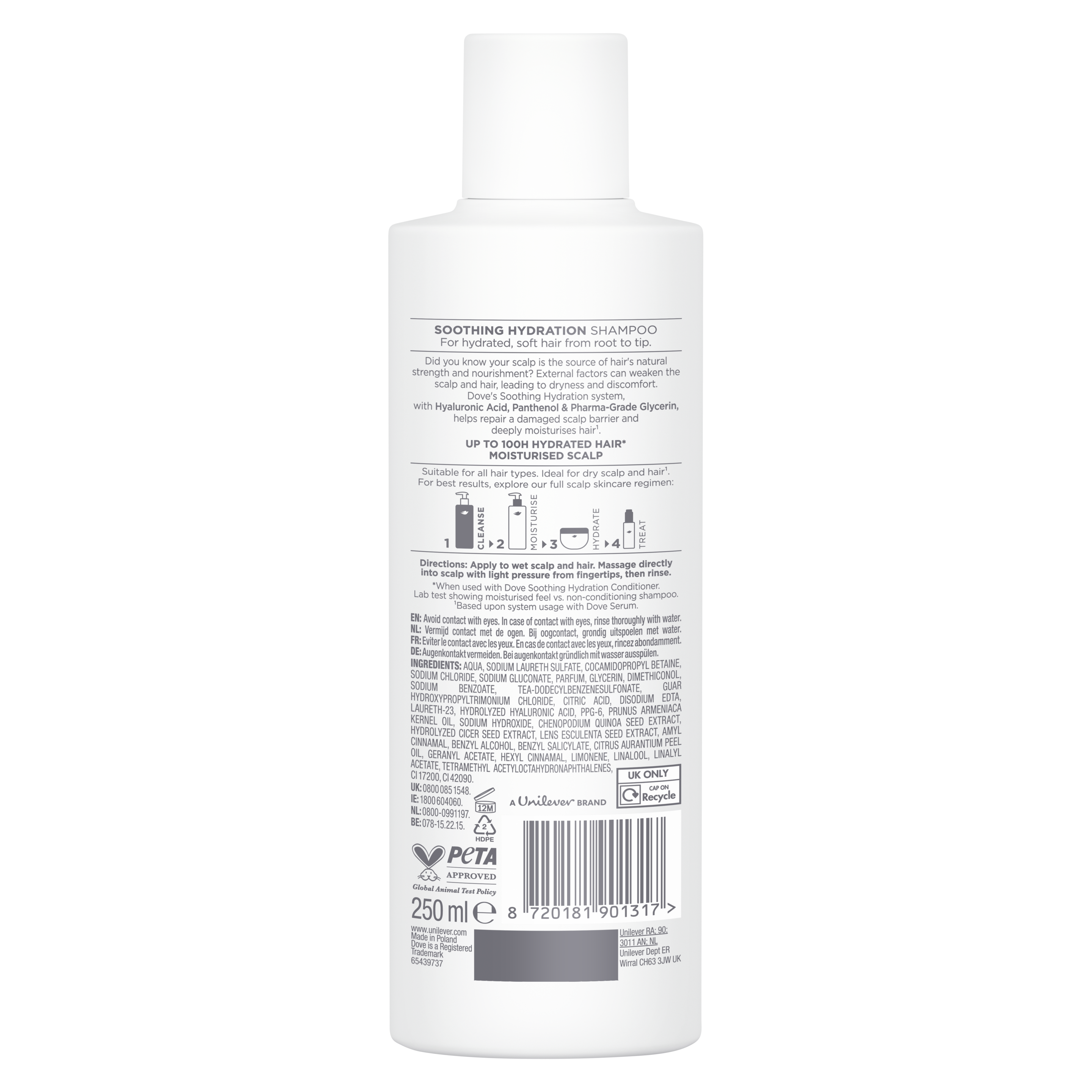Scalp + Hair Therapy Soothing Hydration Shampoo 250 ml