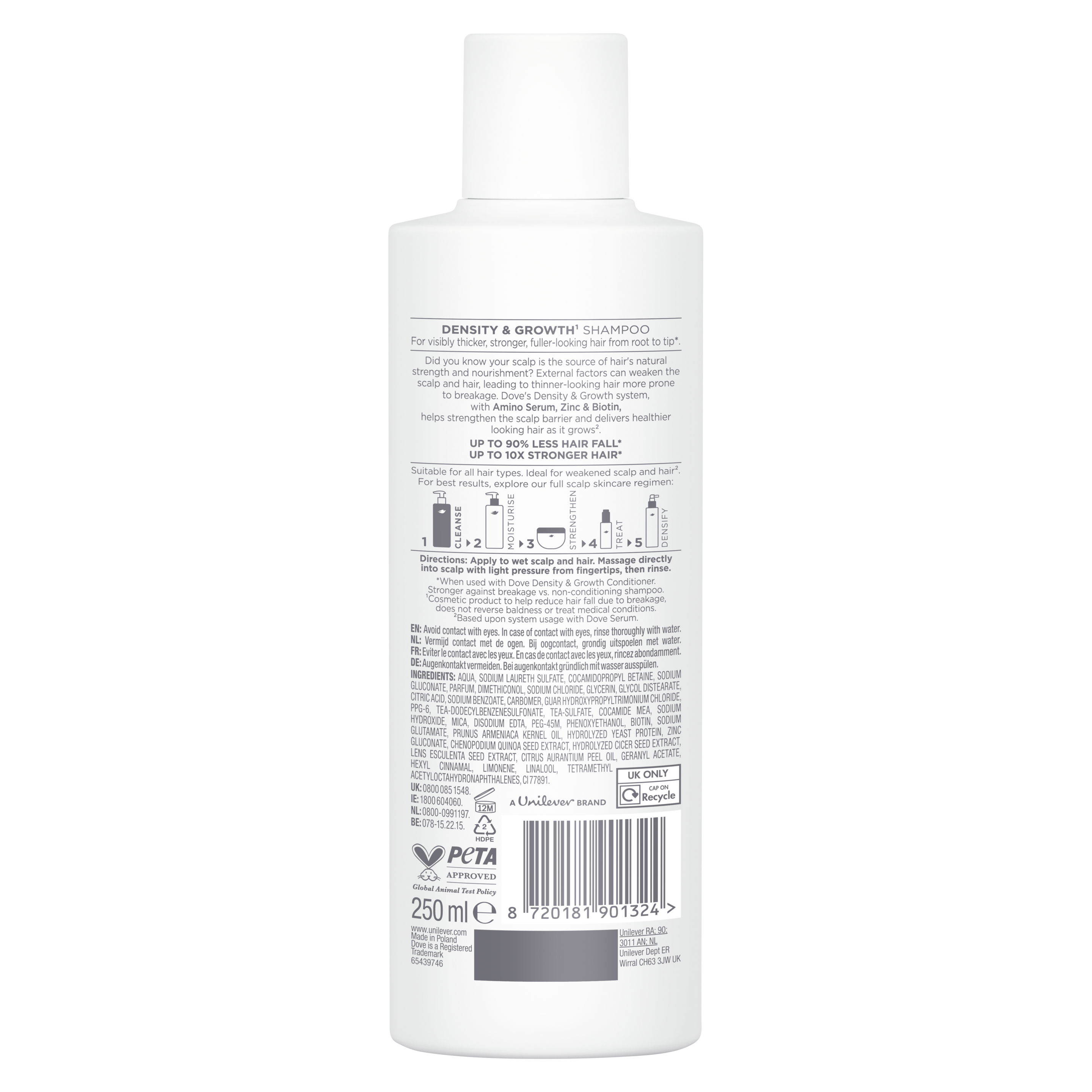 Scalp + hair therapy Density & Growth Shampoo 250ml