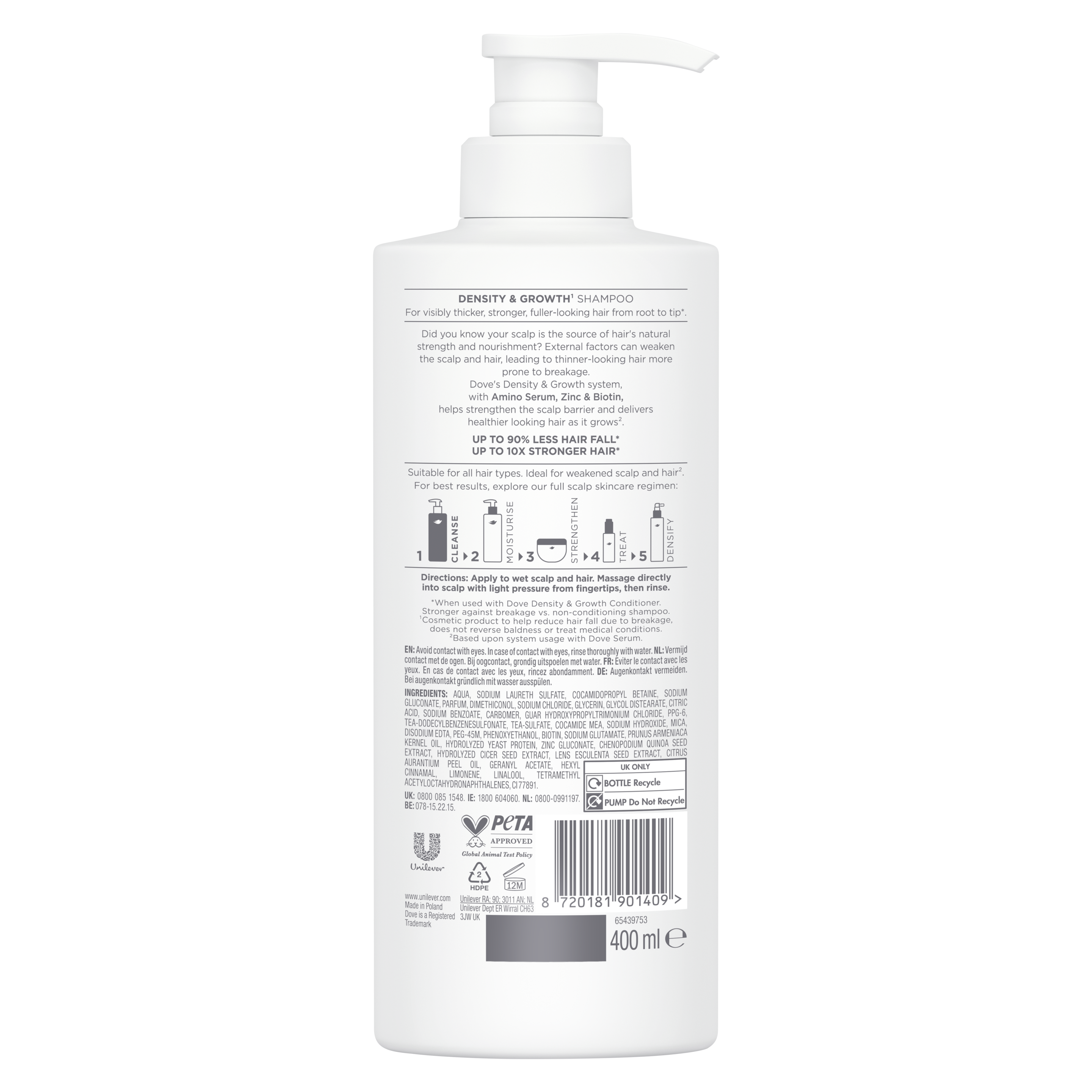 Scalp + hair therapy Density & Growth Shampoo 400 ml