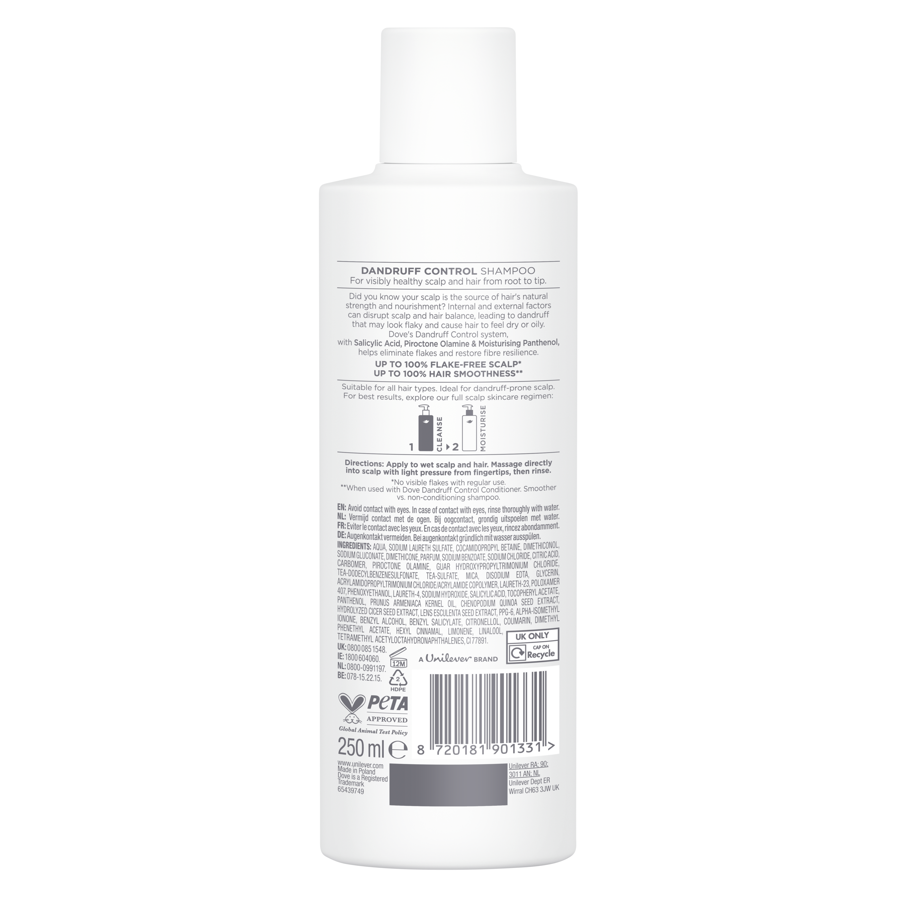 Scalp + Hair Therapy Dandruff Control Shampoo 250ml