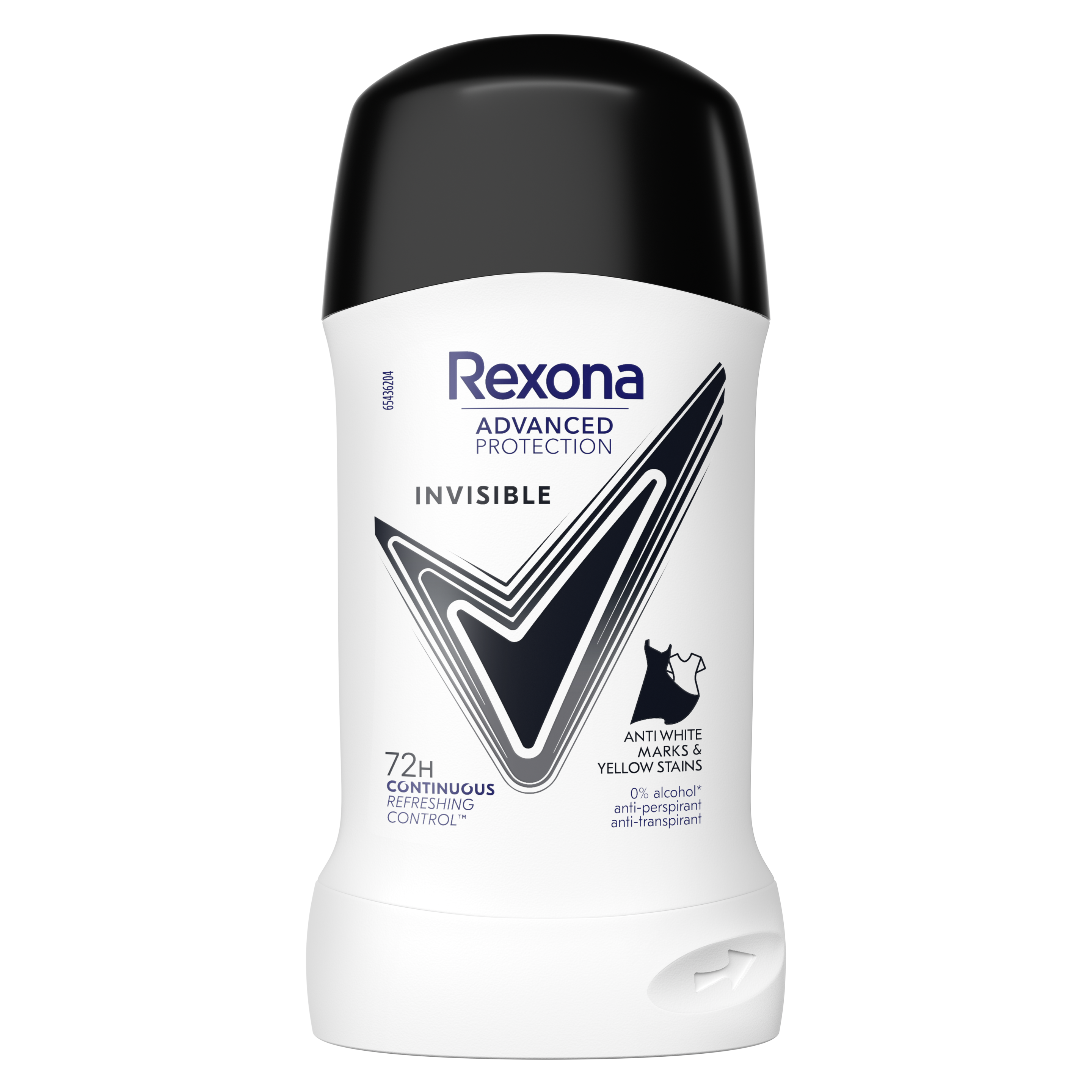 REXONA Advanced Protection Invisible Black&White izzadásgátló stift 50 ml packshot