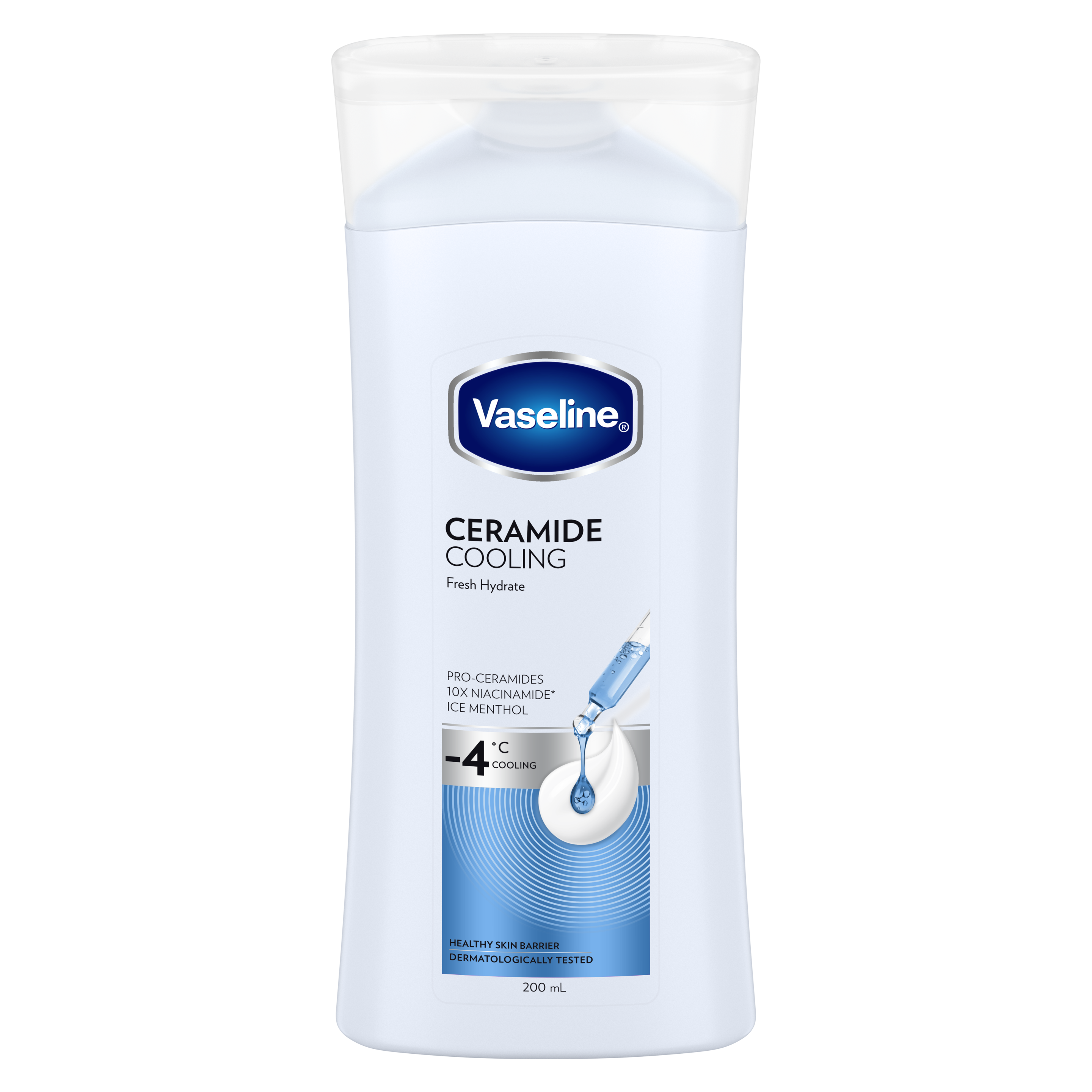 VASELINE HEALTHY WHITE UV HAND BODY LOTION  FRESH AND FAIR  200ML packshot