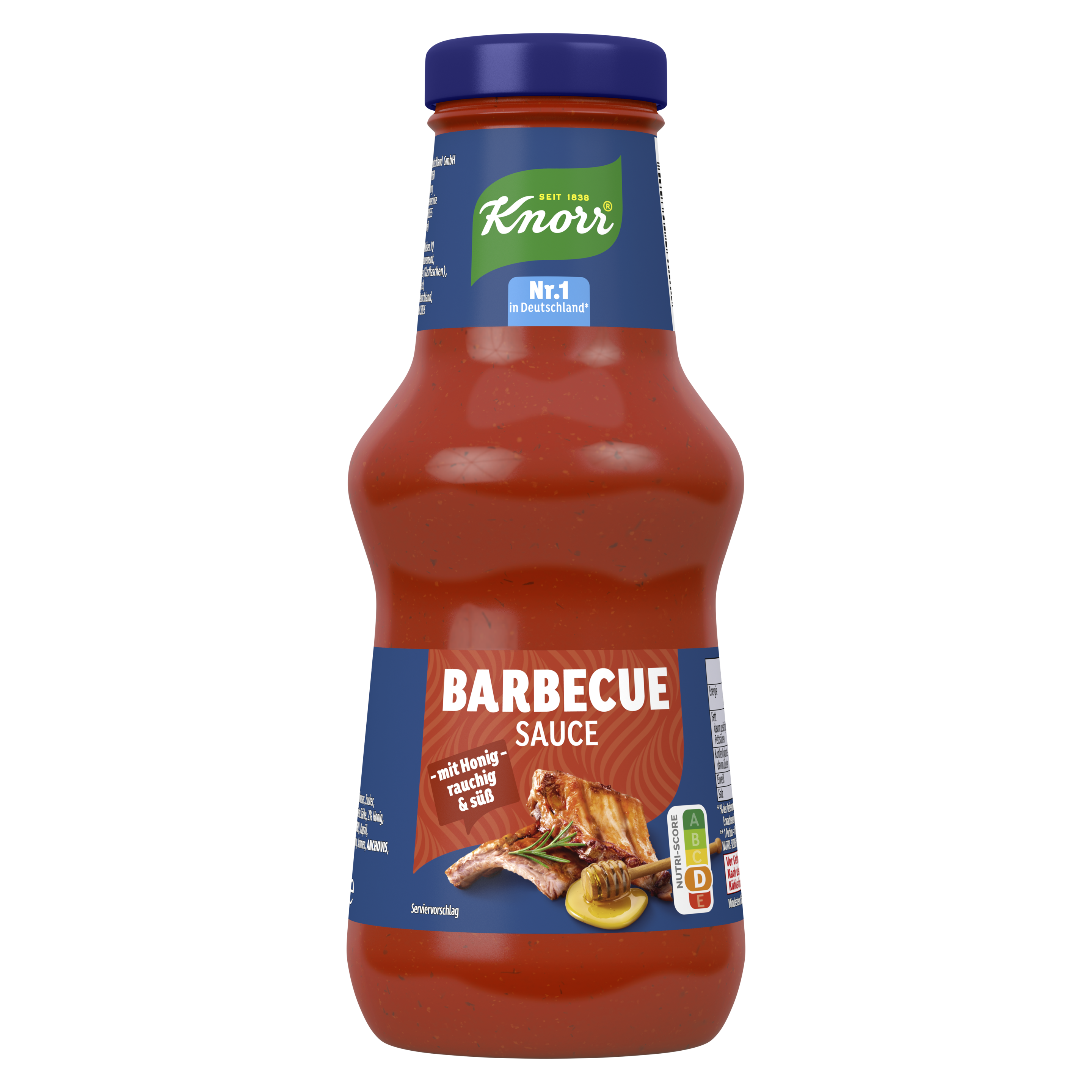 Knorr Barbecue Sauce mit Honig  250 ml packshot