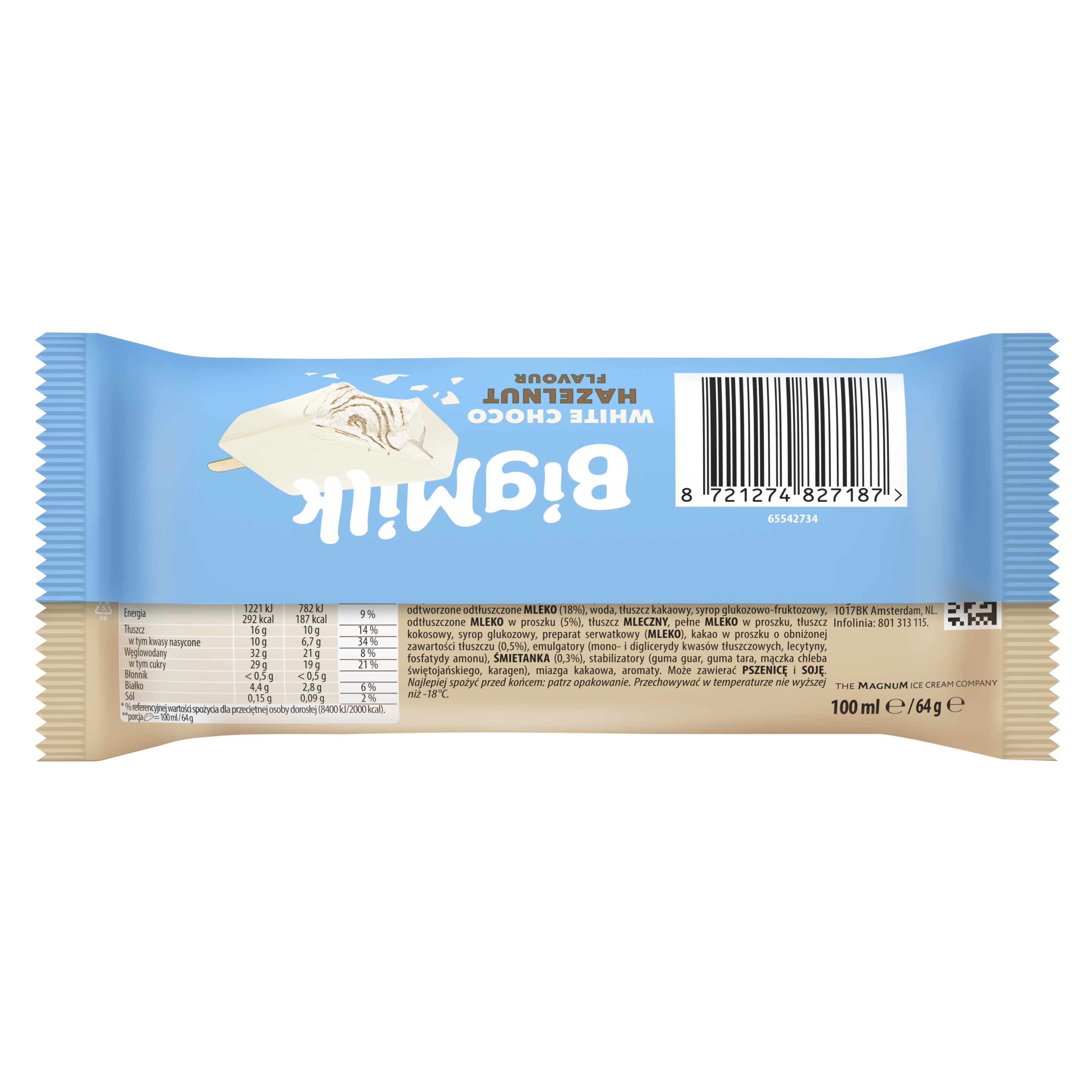 Big Milk White Choco Hazelnut Flavour