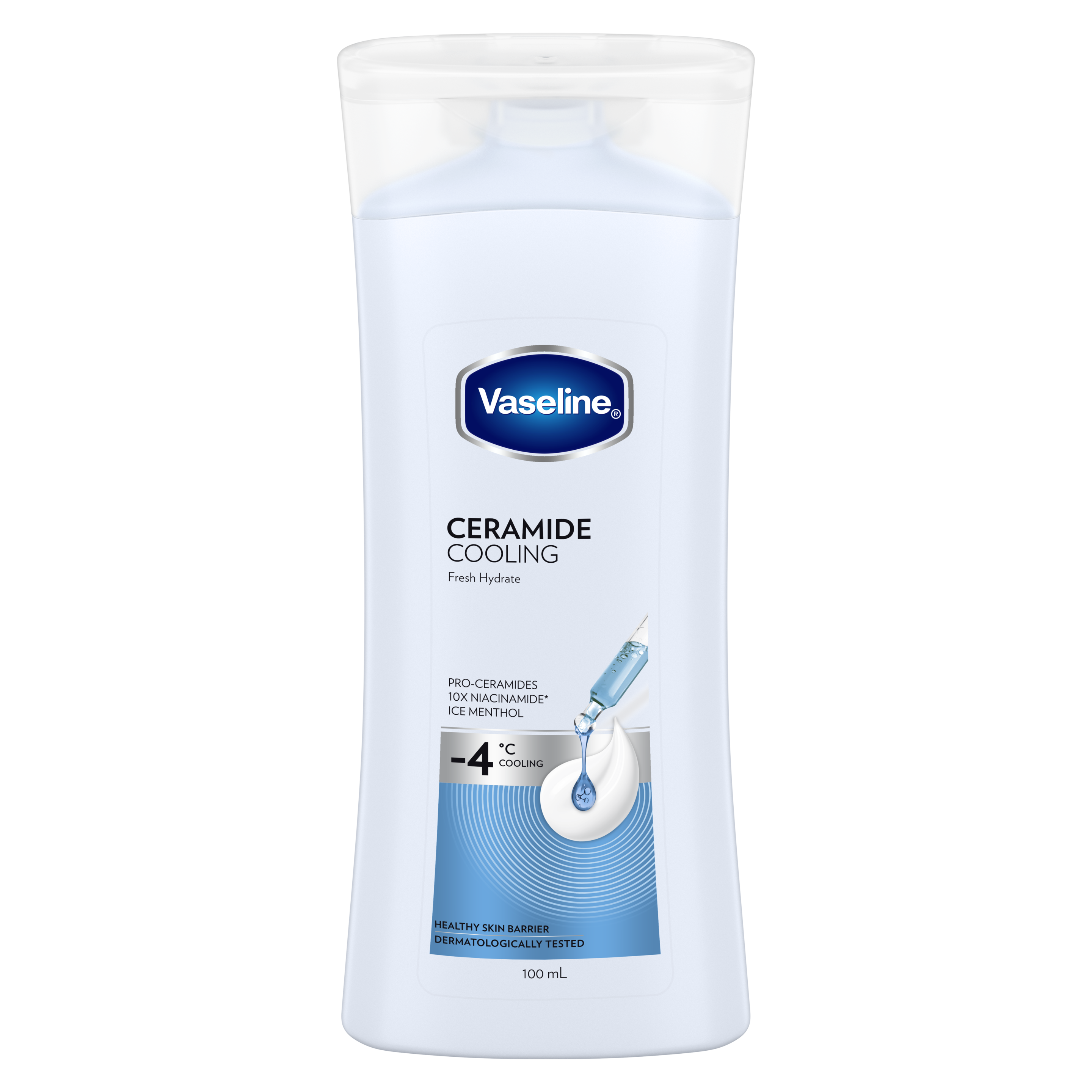 VASELINE HEALTHY WHITE UV HAND BODY LOTION  FRESH AND FAIR  100ML packshot