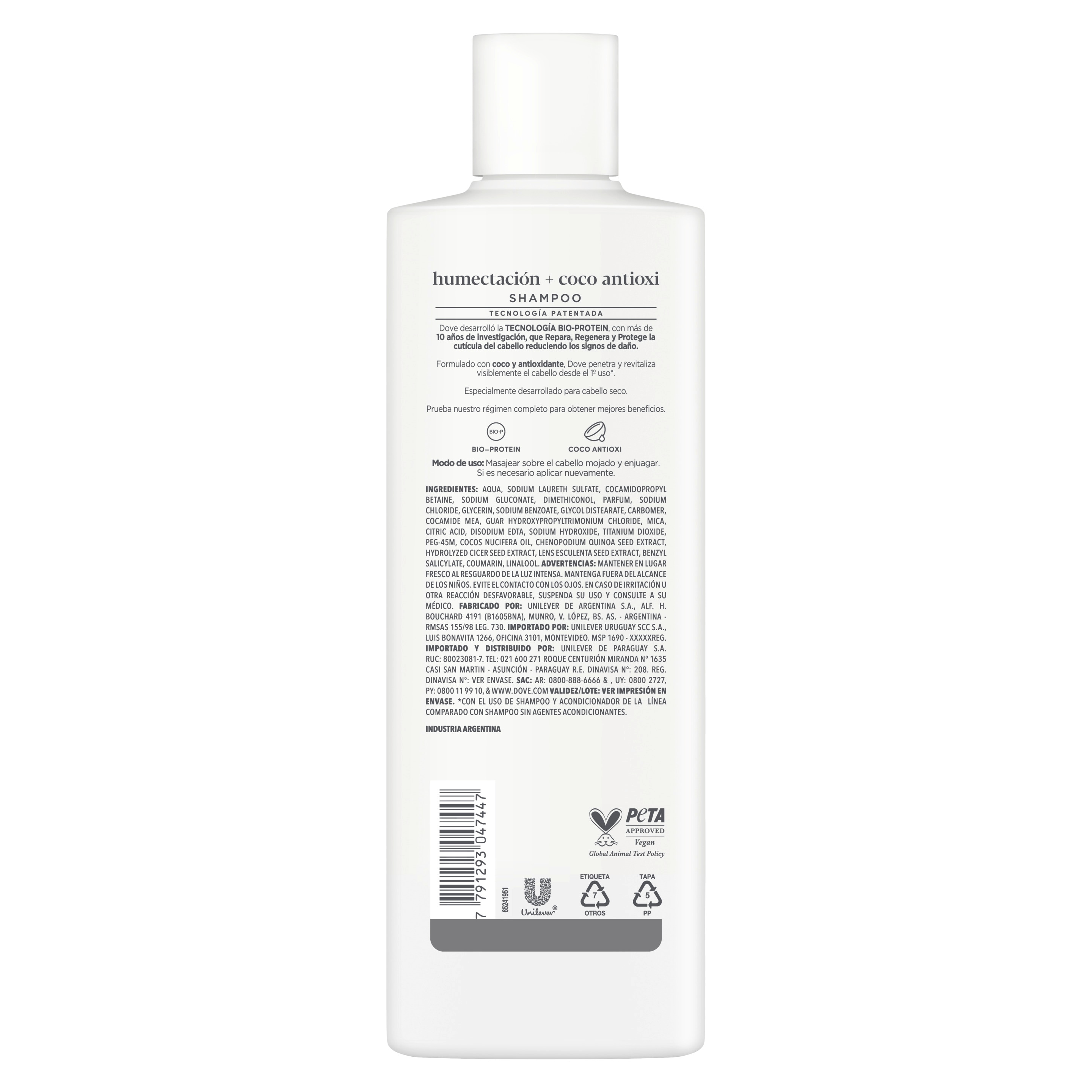 Shampoo Humectación + Coco Antióxido