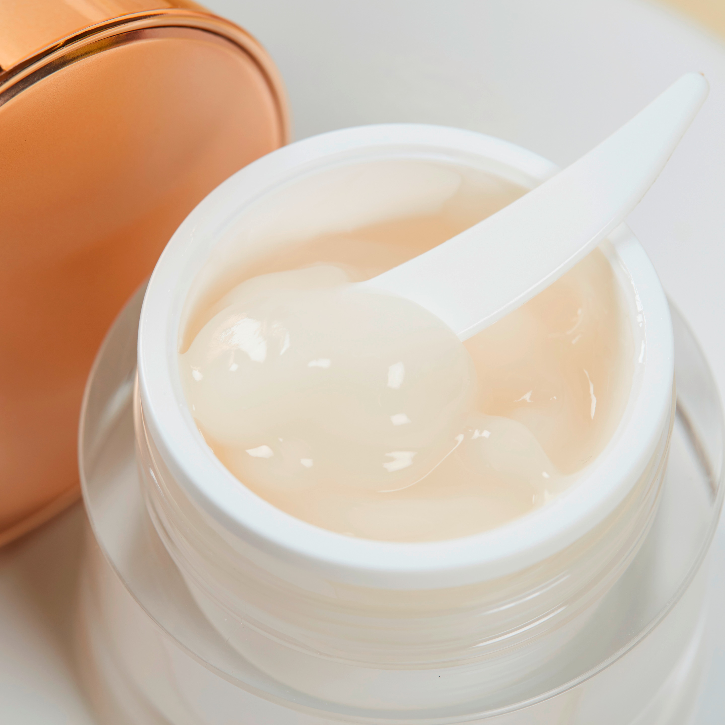 A small pot of skincare.