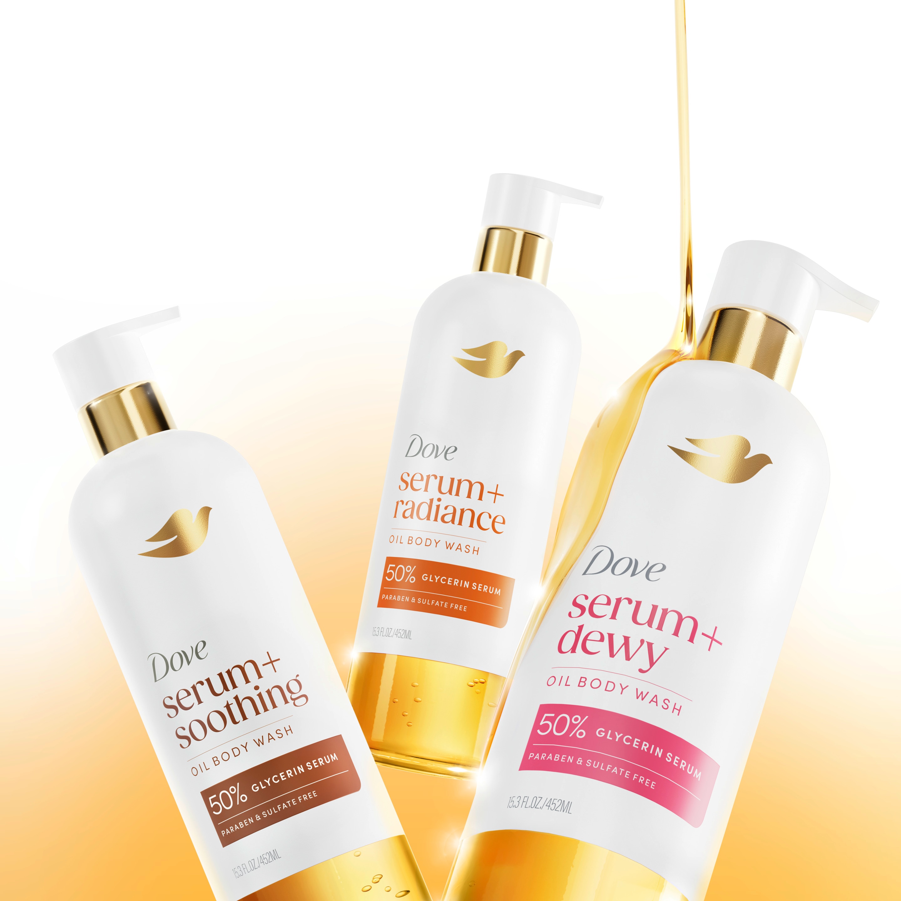 Dove Serum+ Body Wash Collection