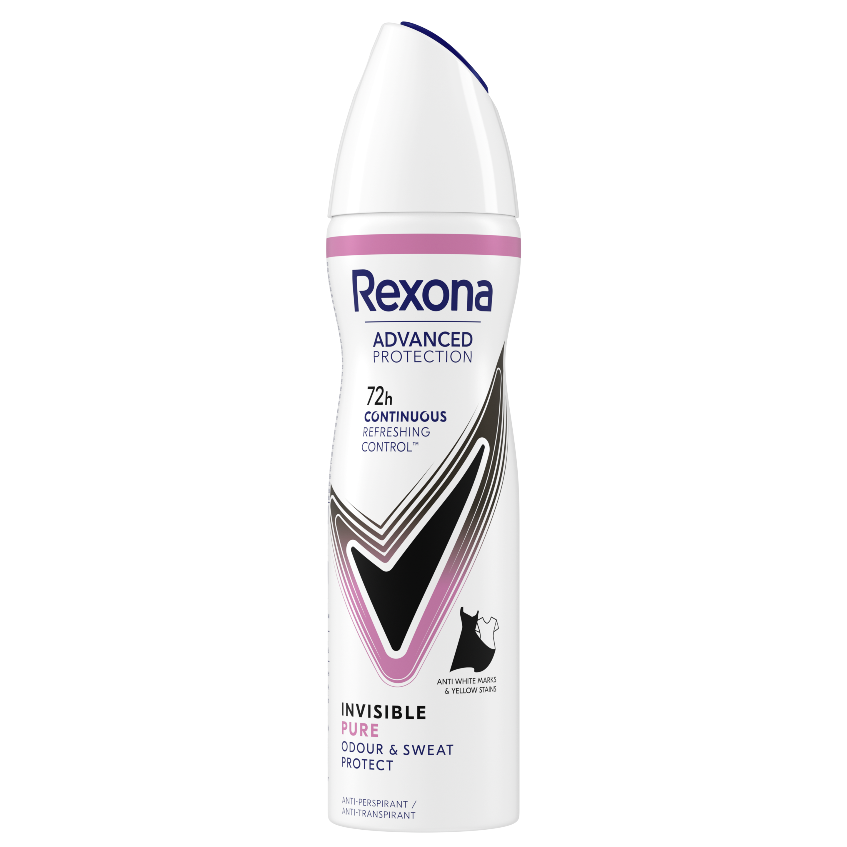 Rexona Advanced Protection Invisible Pure izzadásgátló aeroszol 150 ml packshot