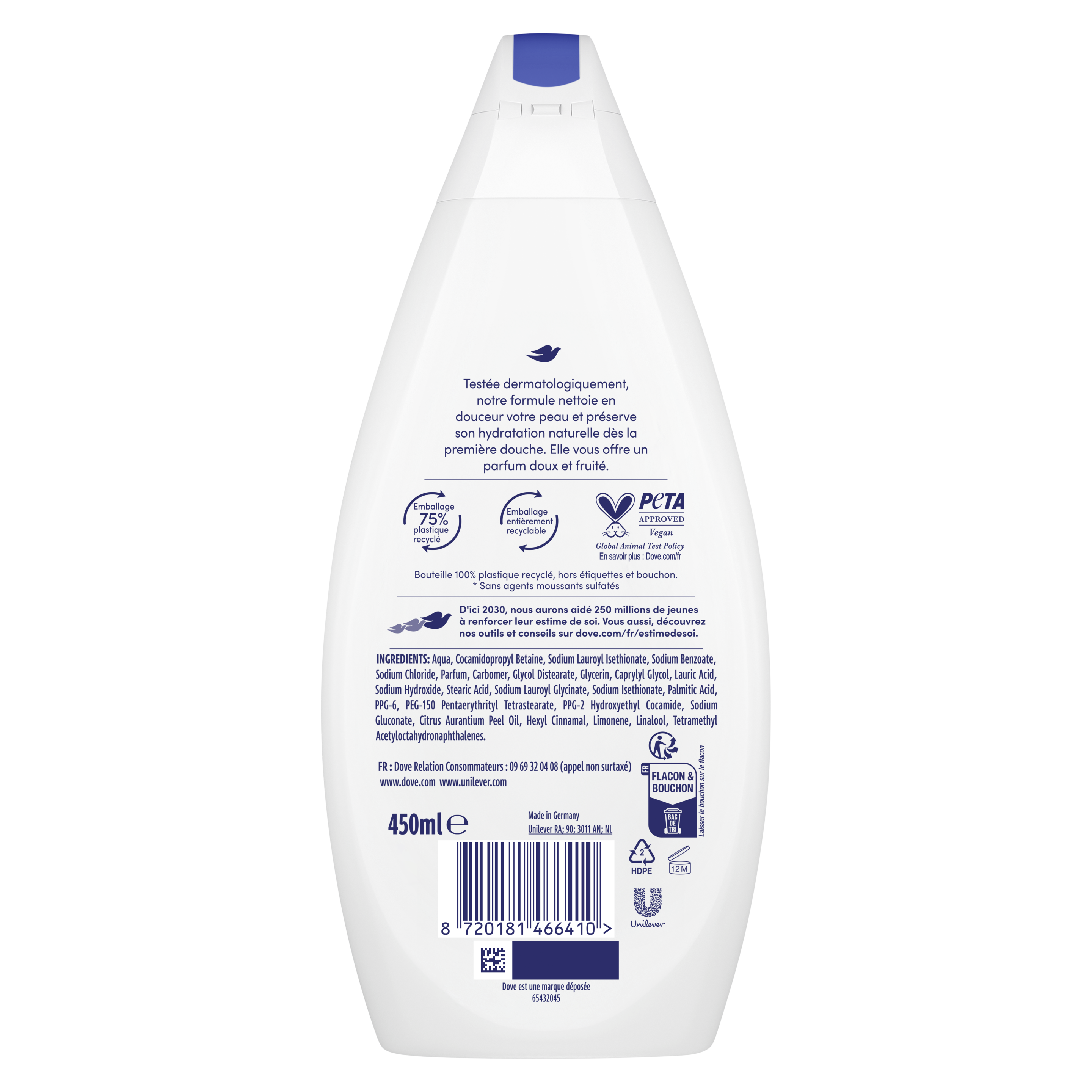 Gel Douche Hydratant 450ml