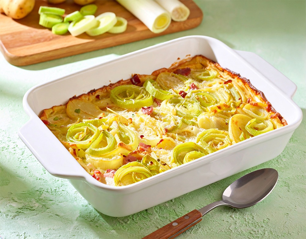 Kartoffel Gratin mit Lauch 1 H 10 Min  recipe