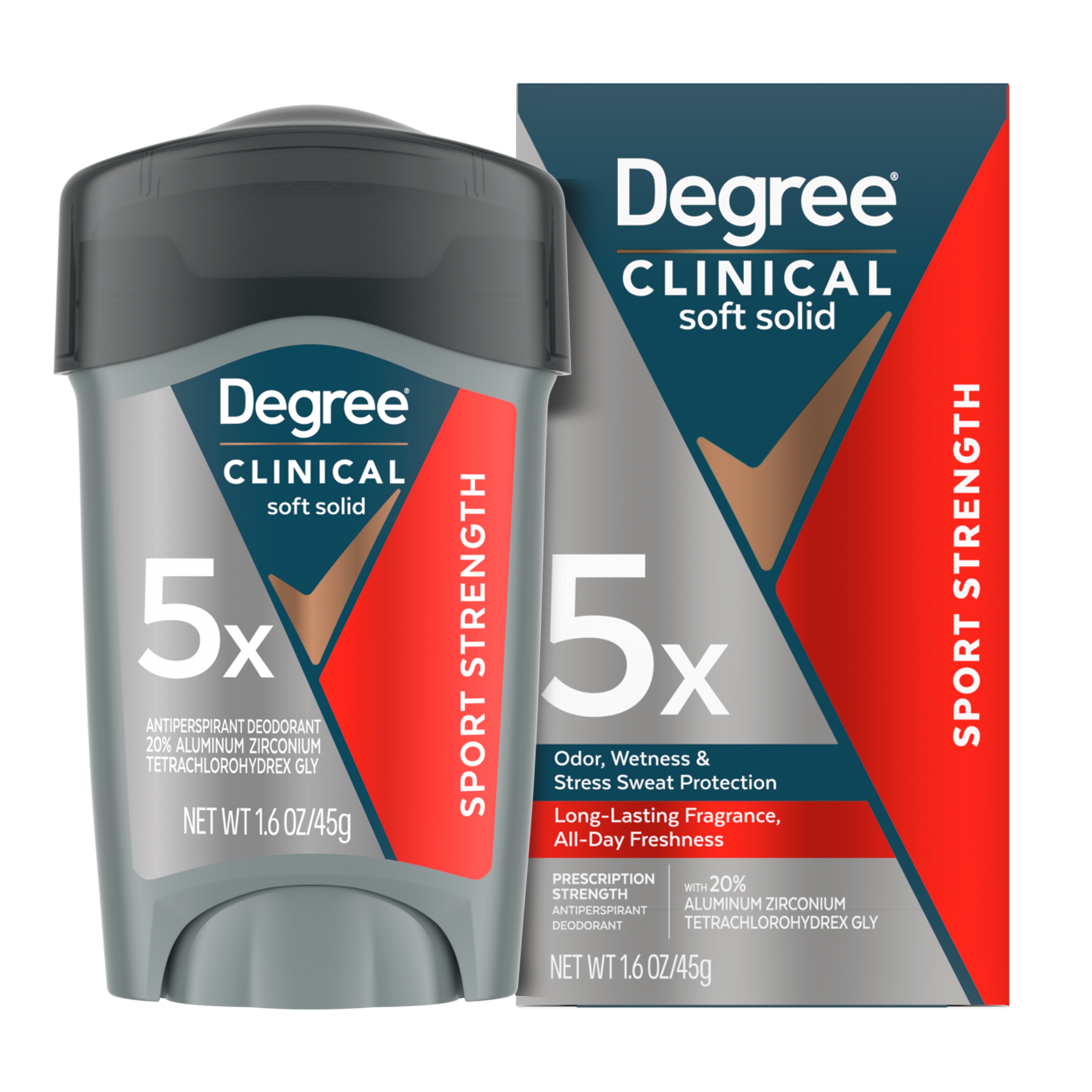 Sport Strength Clinical Antiperspirant Deodorant Stick front pack shot packshot