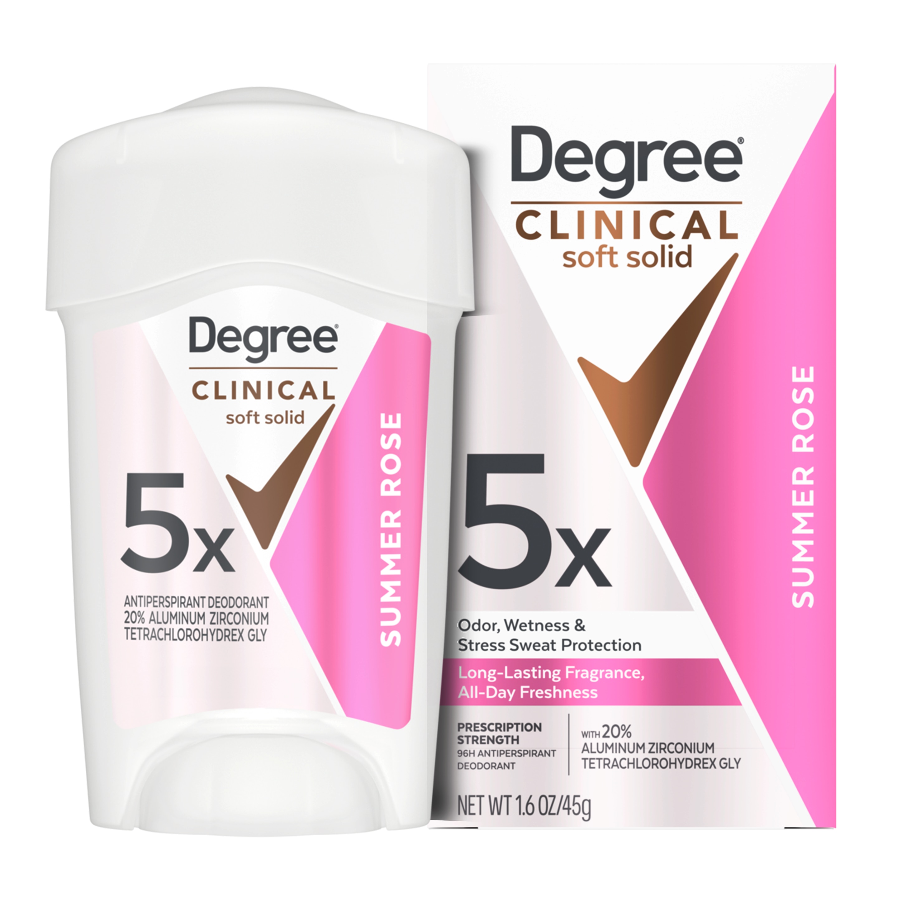 Summer Strength Clinical Antiperspirant Deodorant front pack shot packshot