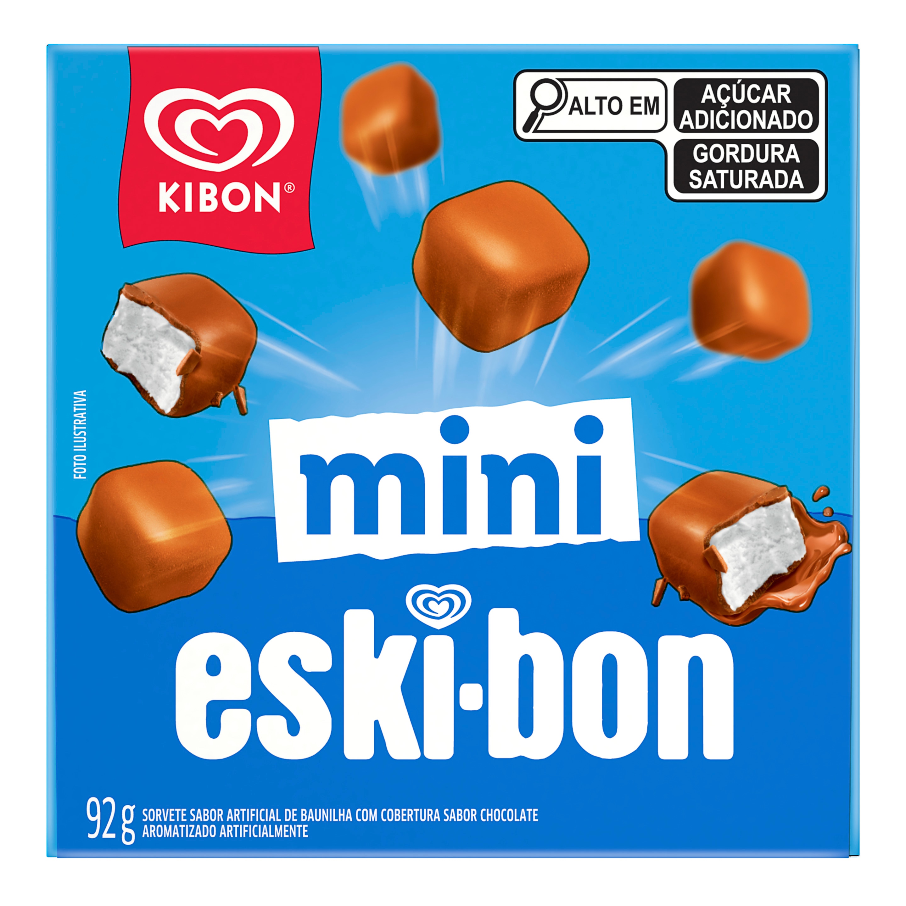 Caixinha com bombons do Mini Eskibon packshot