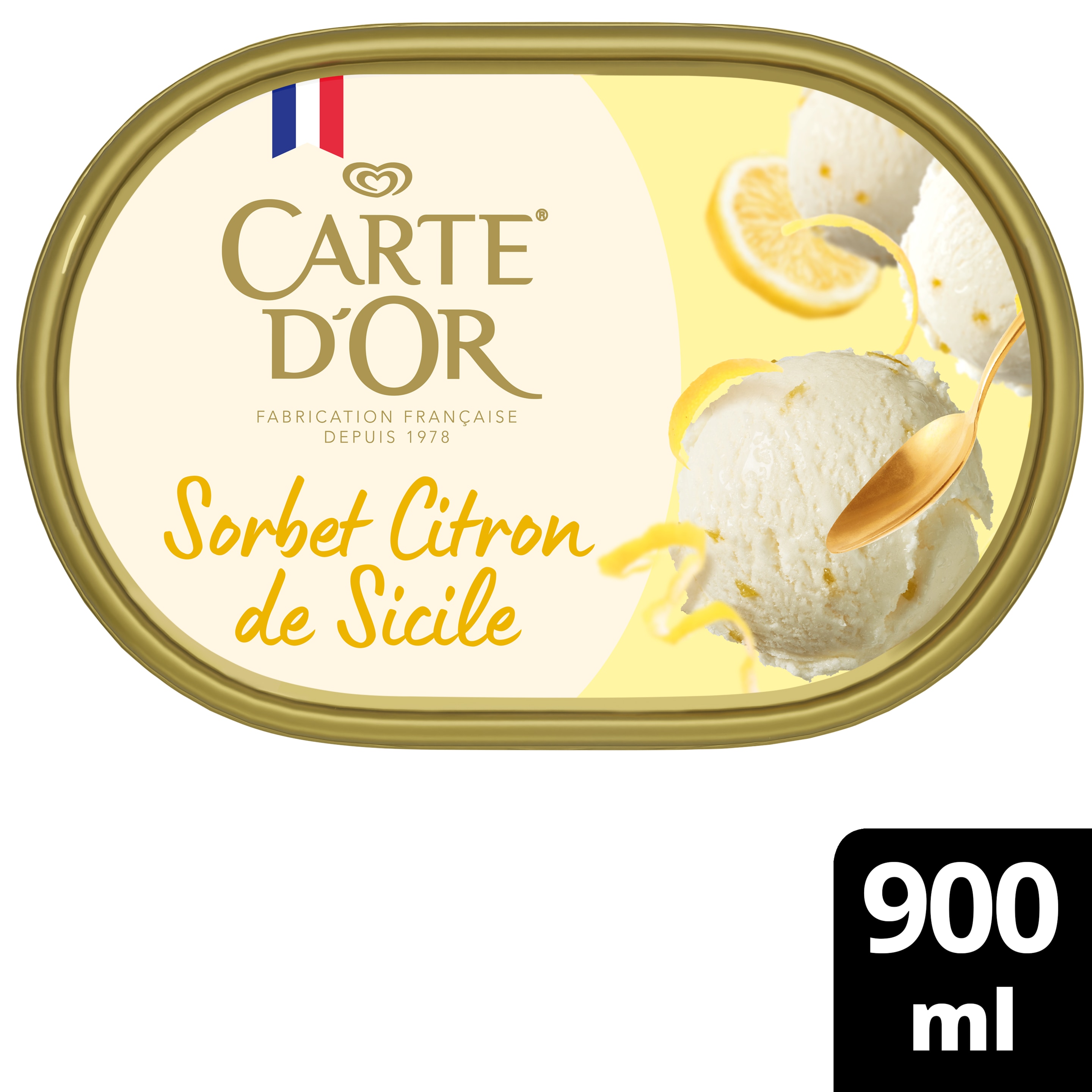 Carte D'Or Dessert Glacé CITRON 900 ML packshot